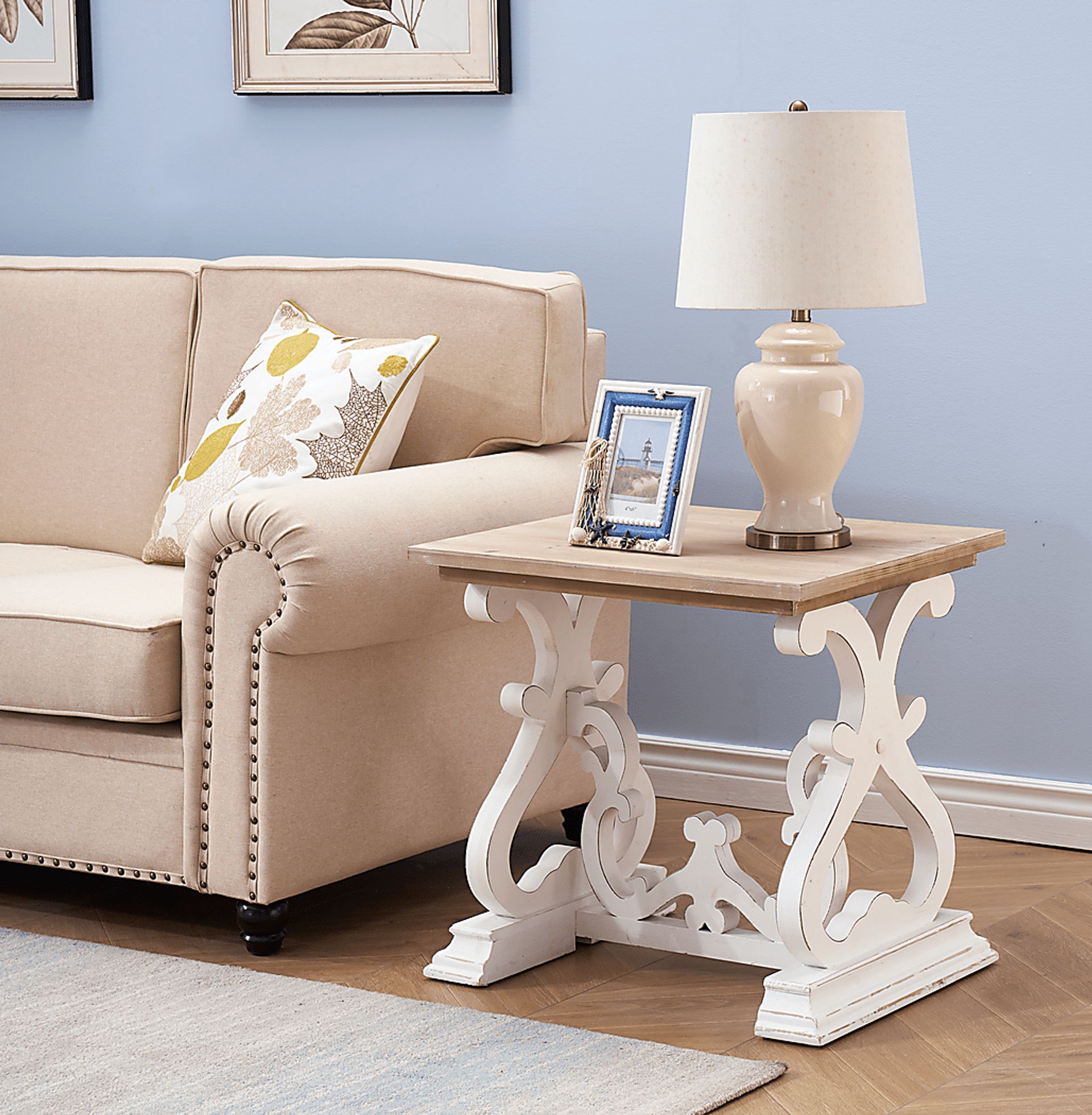 Wiginton White End Table - Image 4