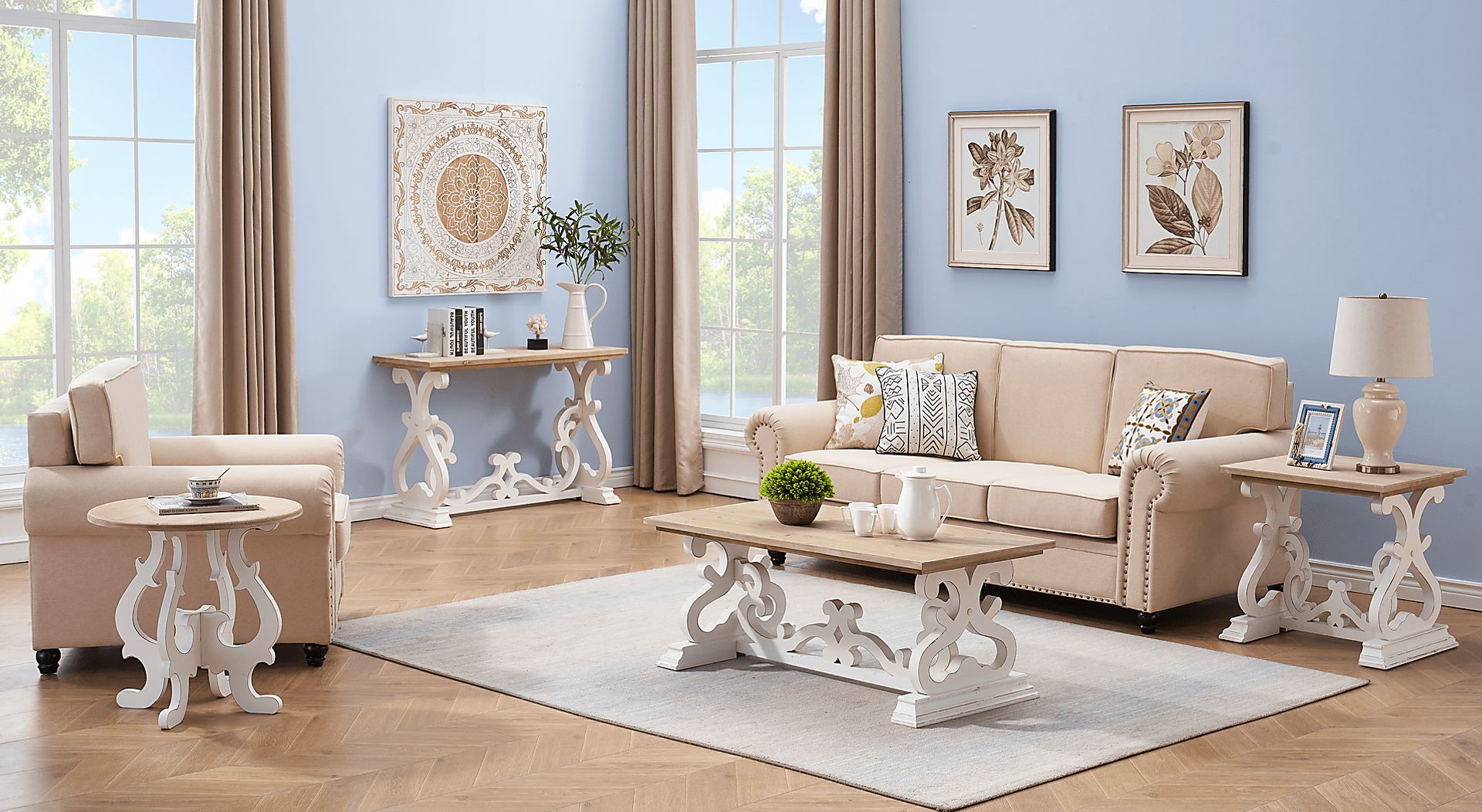 Wiginton White Sofa Table - Image 5