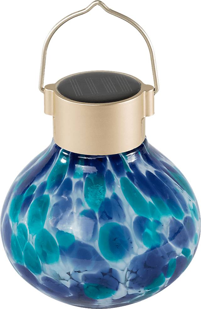 Wigly Trail Outdoor Blue Solar Lantern - Thumbnail - Image 23