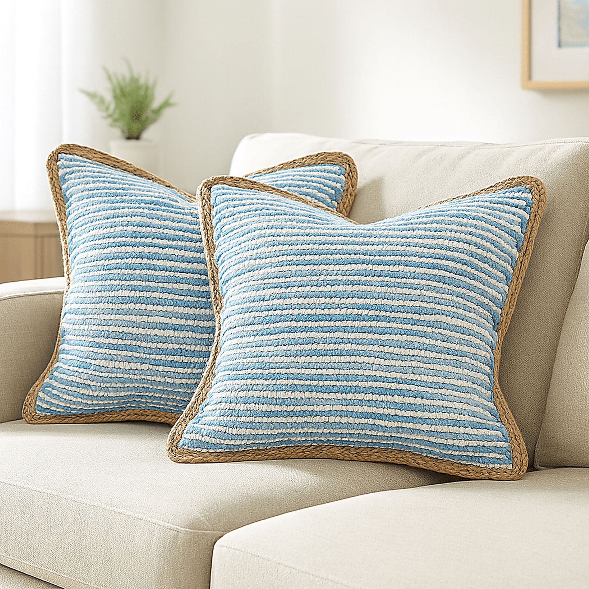Wihara Teal Pillow, Set of 2 - Image 2