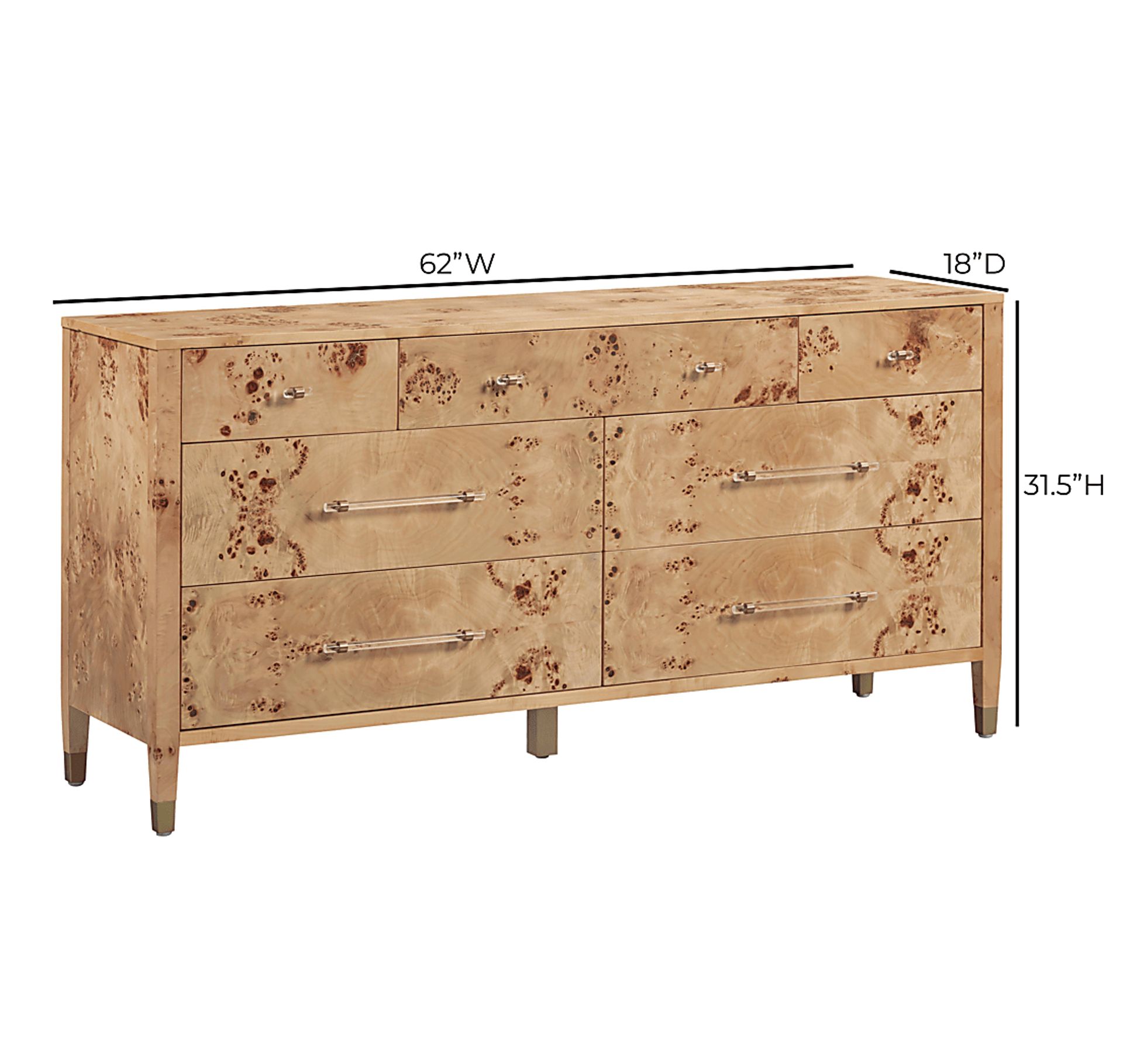 Wikolia Brown Dresser - Image 9