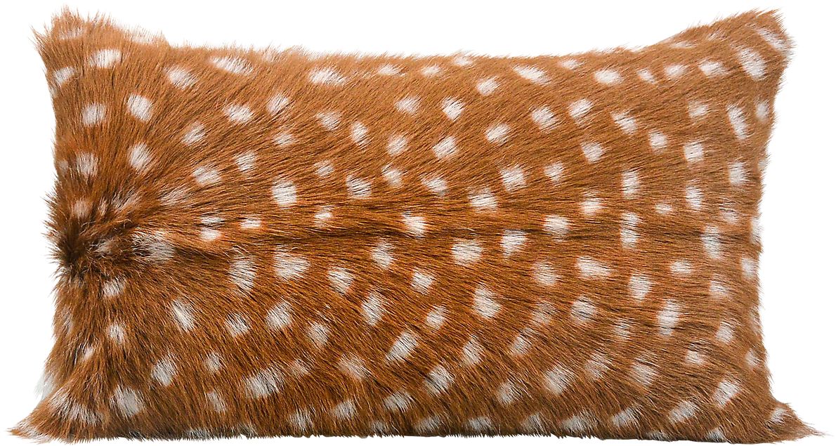 Axis Deer Hide Accent Pillow, Axis Decor