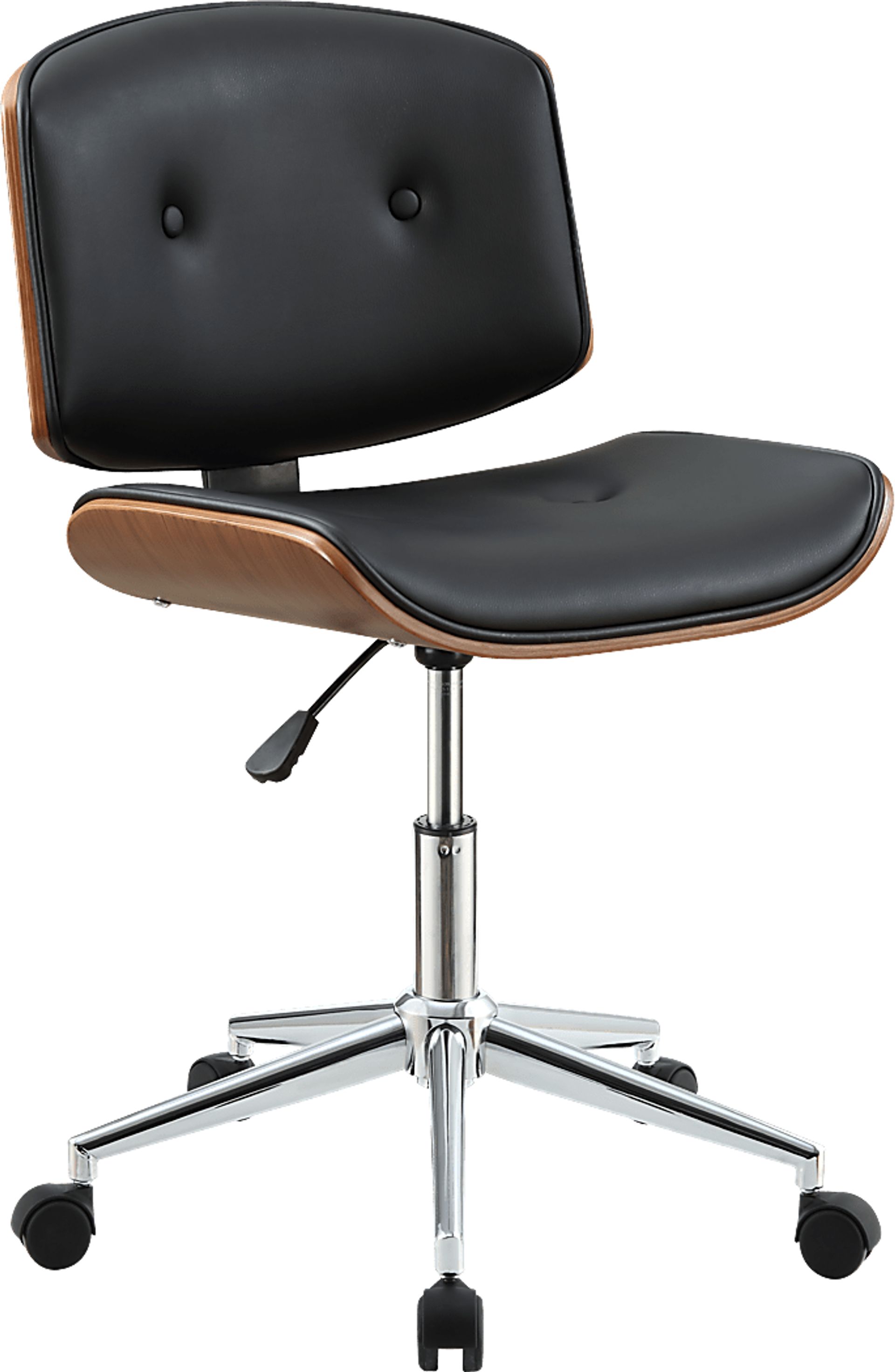 Wilbur Black Desk Chair - Image 1