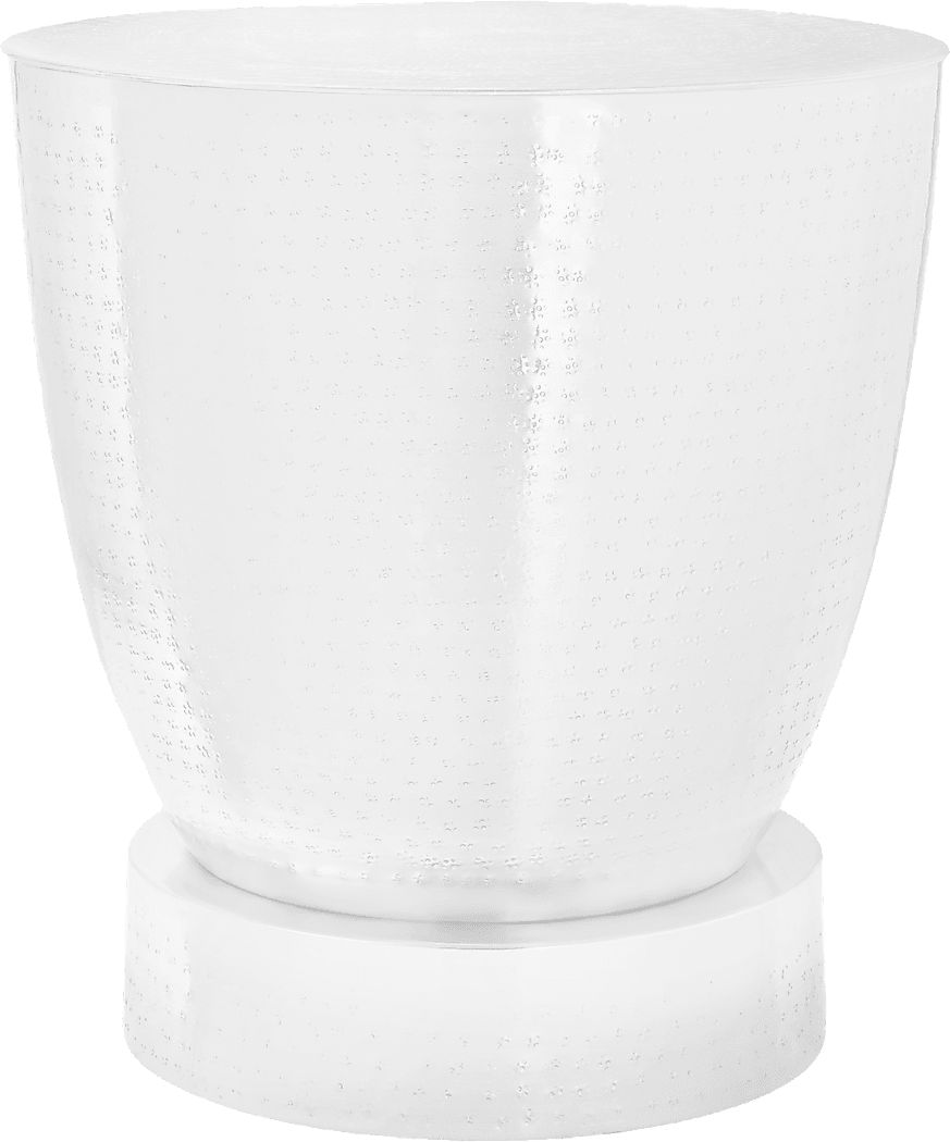 Wilclay White Accent Table