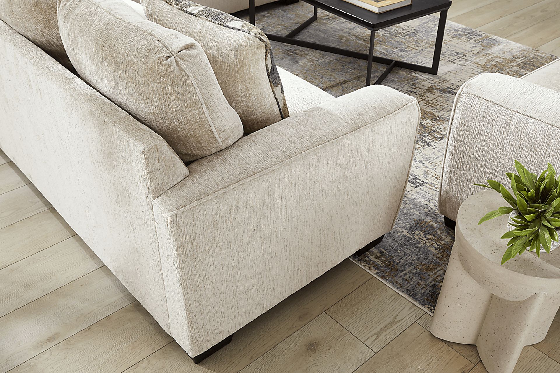 Wilcox Beige Sleeper Sofa - Image 4
