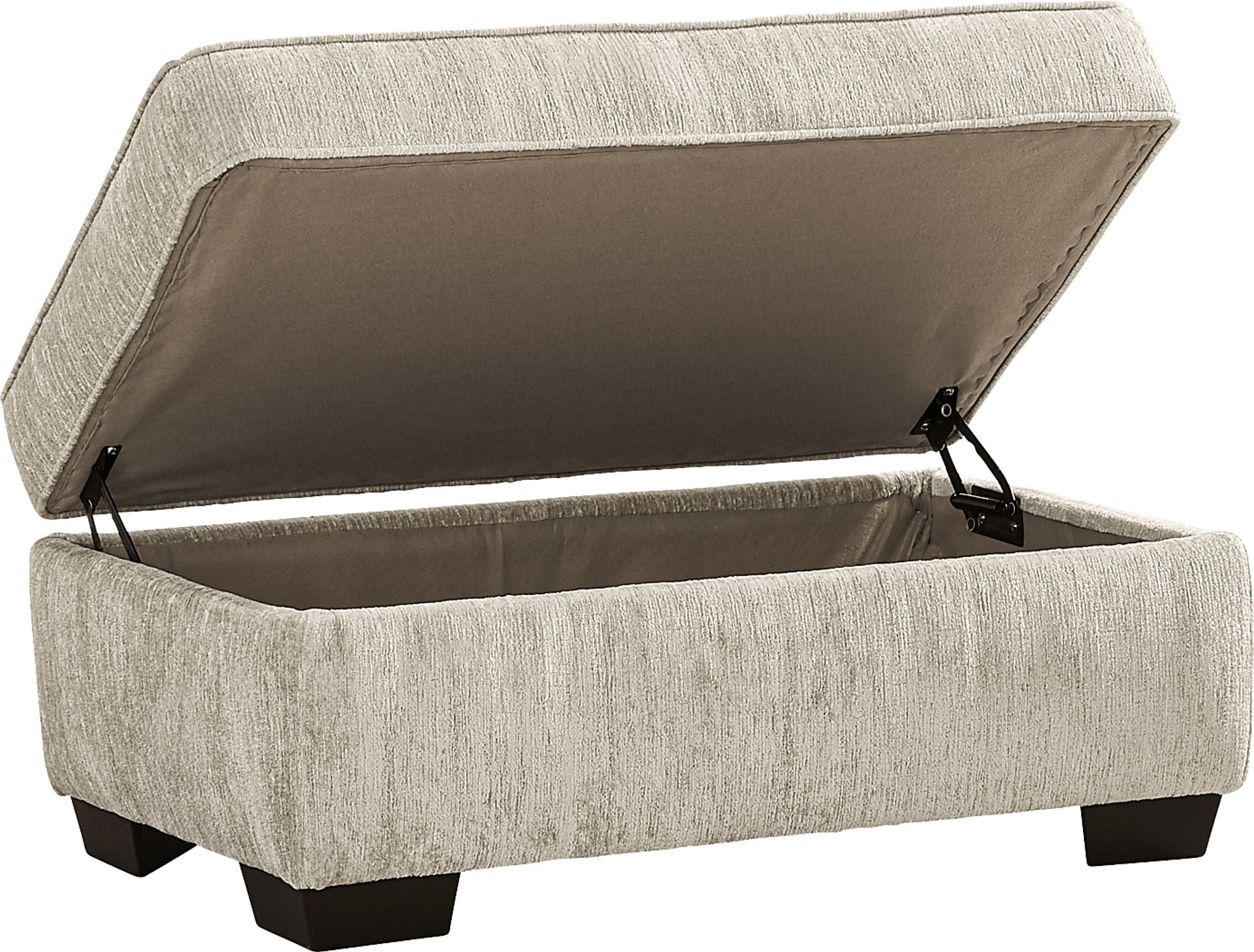 Wilcox Beige Storage Ottoman - Image 2