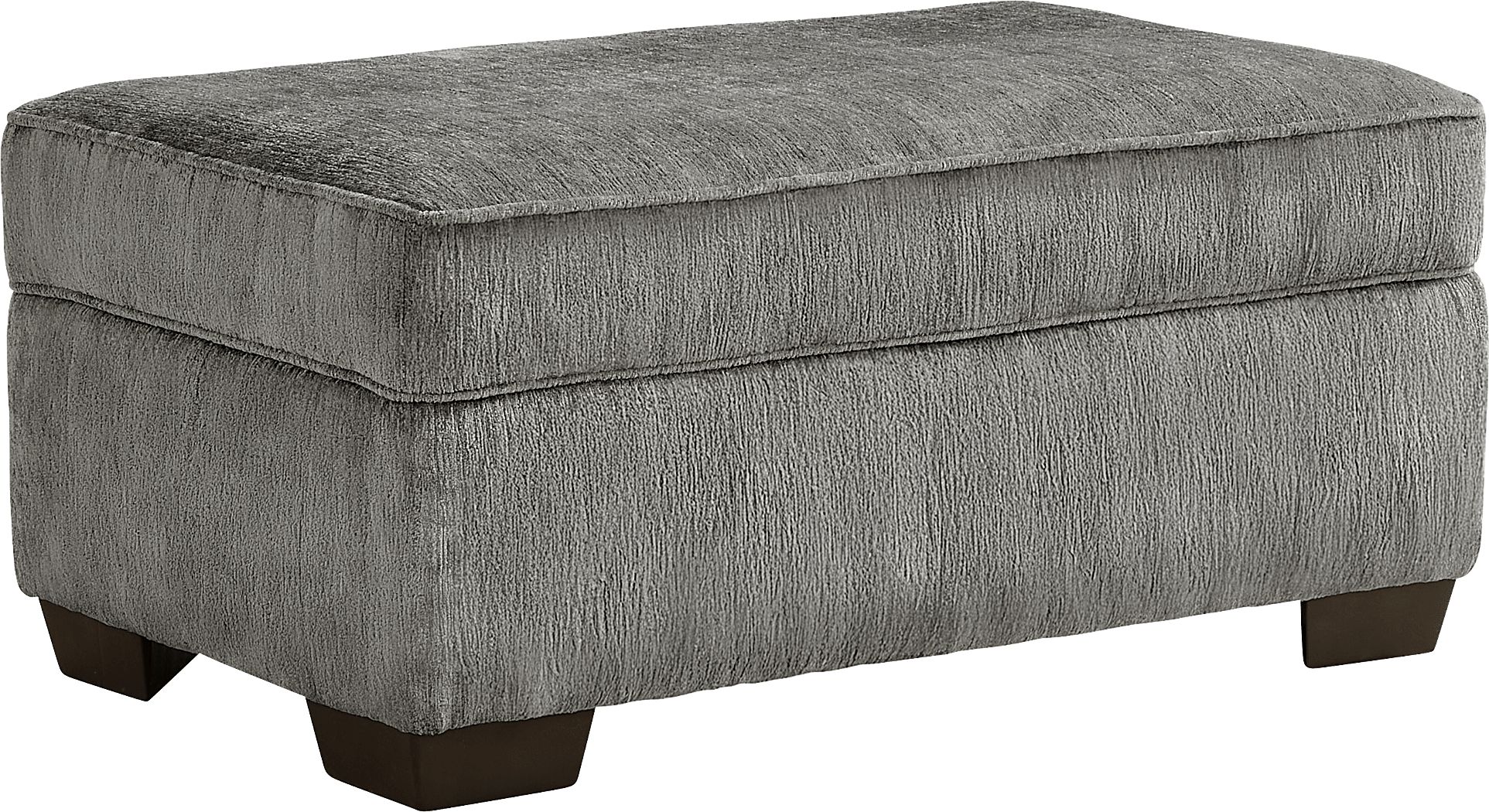 Wilcox Gray Storage Ottoman