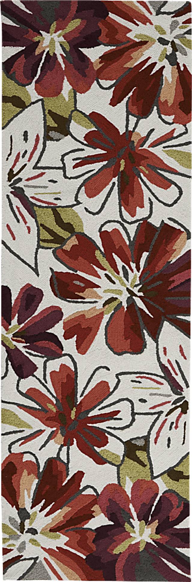 Wild Blossom Fantasy 2'3" x 8' Rug - Thumbnail - Image 1