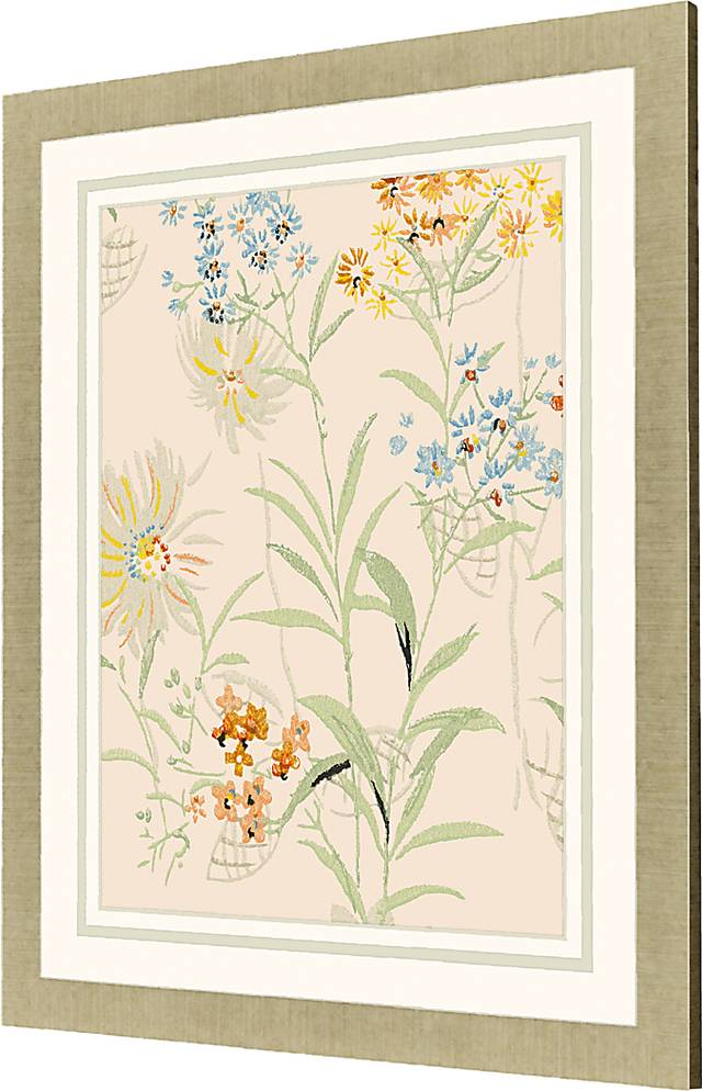 Wild Flower Symphony I Green Framed Artwork - Thumbnail - Image 3