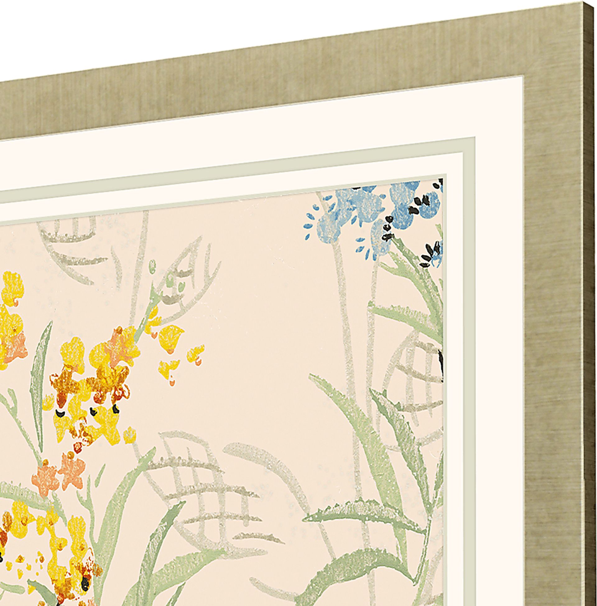 Wild Flower Symphony II Green Framed Artwork - Image 4