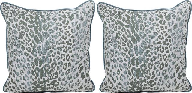 Instinct Willow Sandstone Indoor/Outdoor Accent Pillow, Set of Two - Thumbnail - Image 1