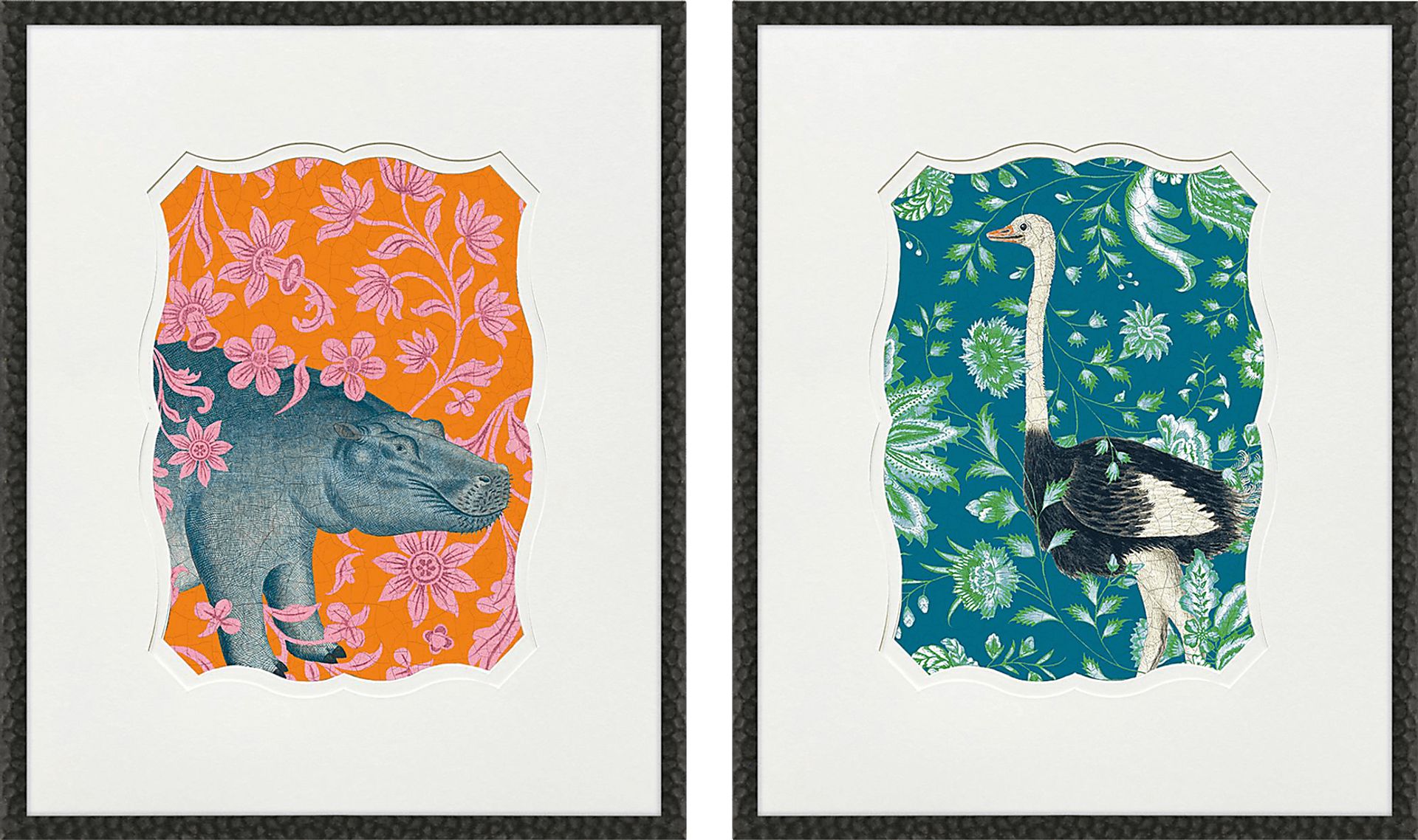 Wild Wonderland III Multi Artwork, Set of 2 - Image 1