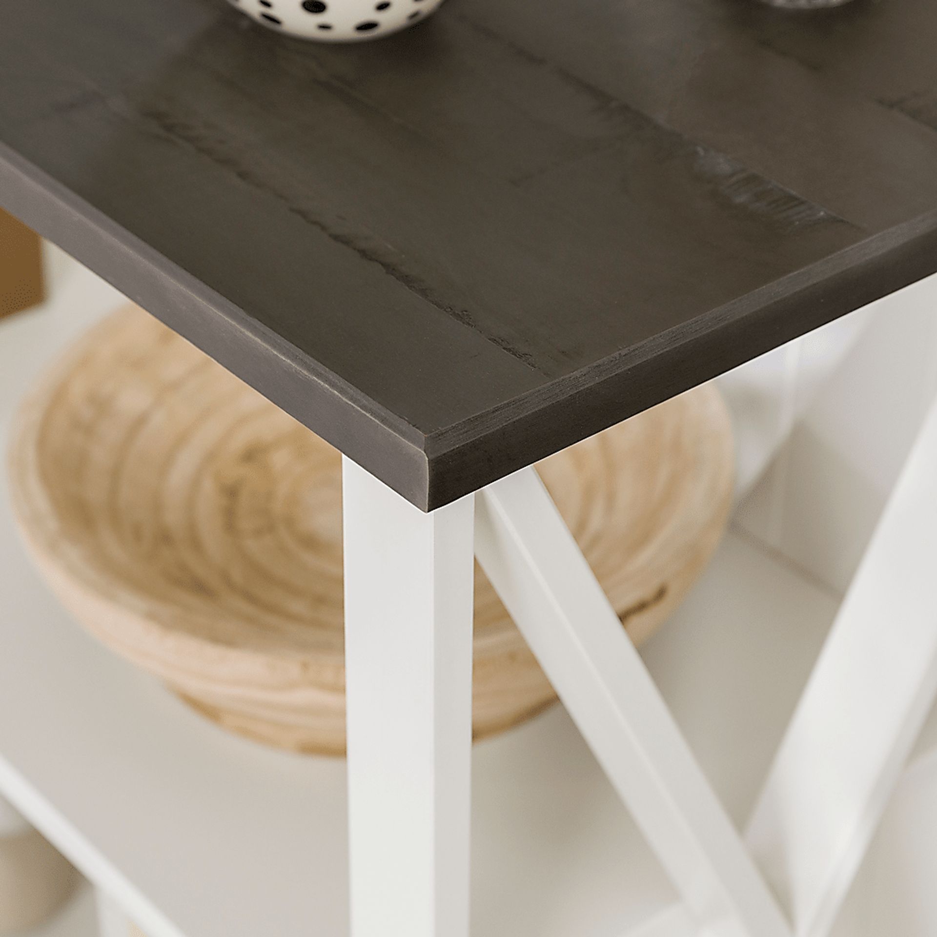Wildacre White Sofa Table - Image 6