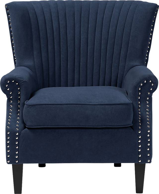Wildair Navy Accent Chair - Thumbnail - Image 2