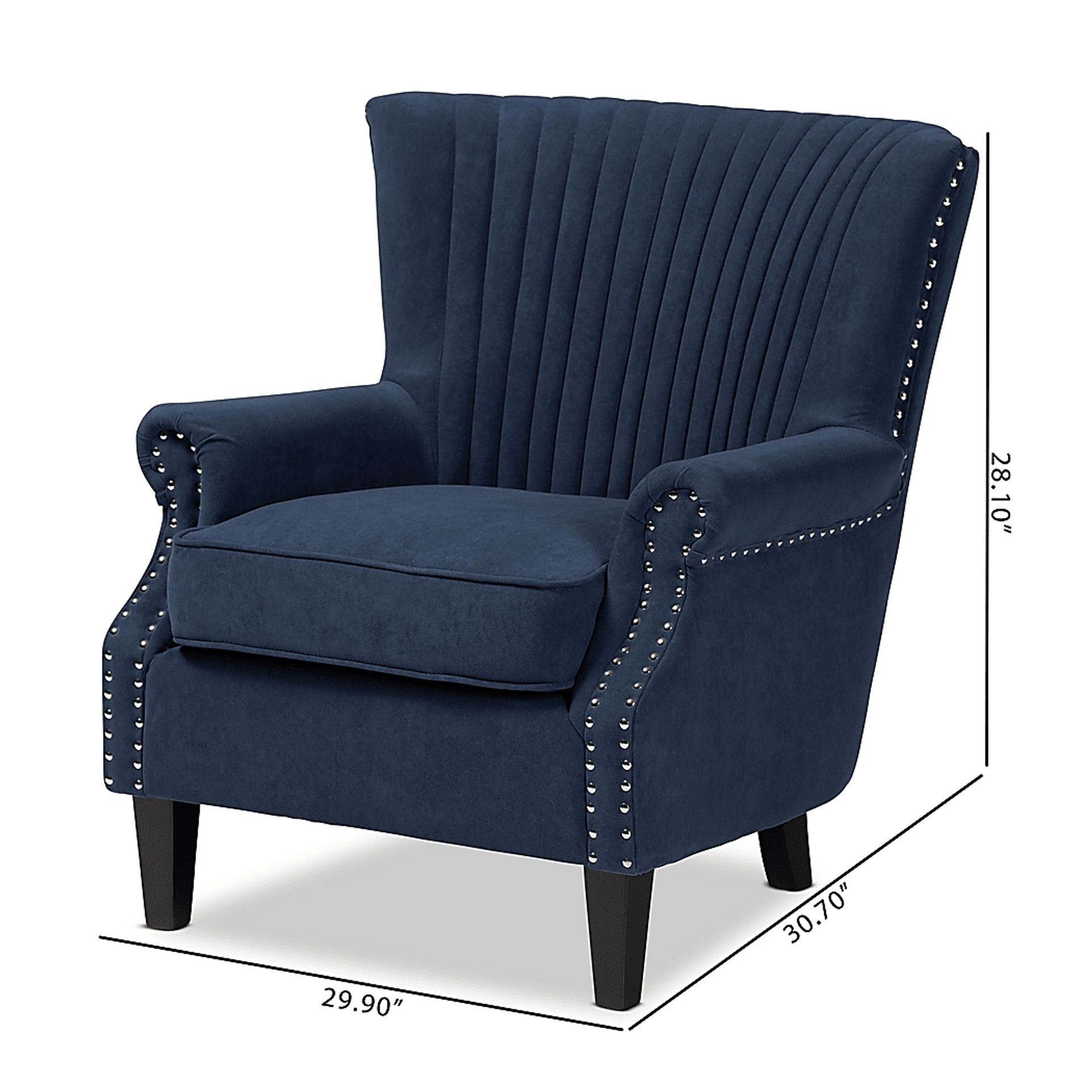 Wildair Navy Accent Chair - Image 8