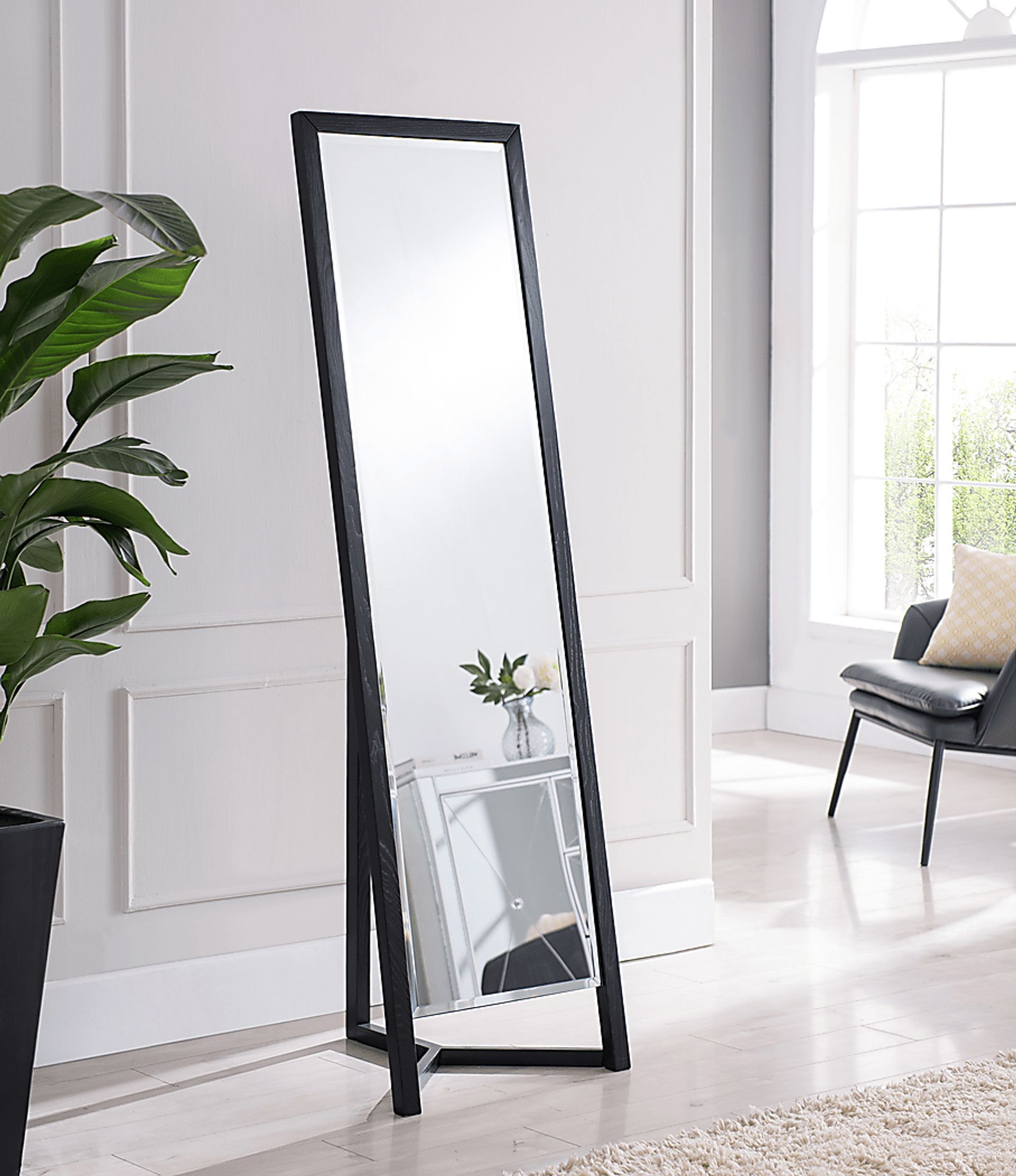 Wildbriar Black Leaner Mirror - Image 8