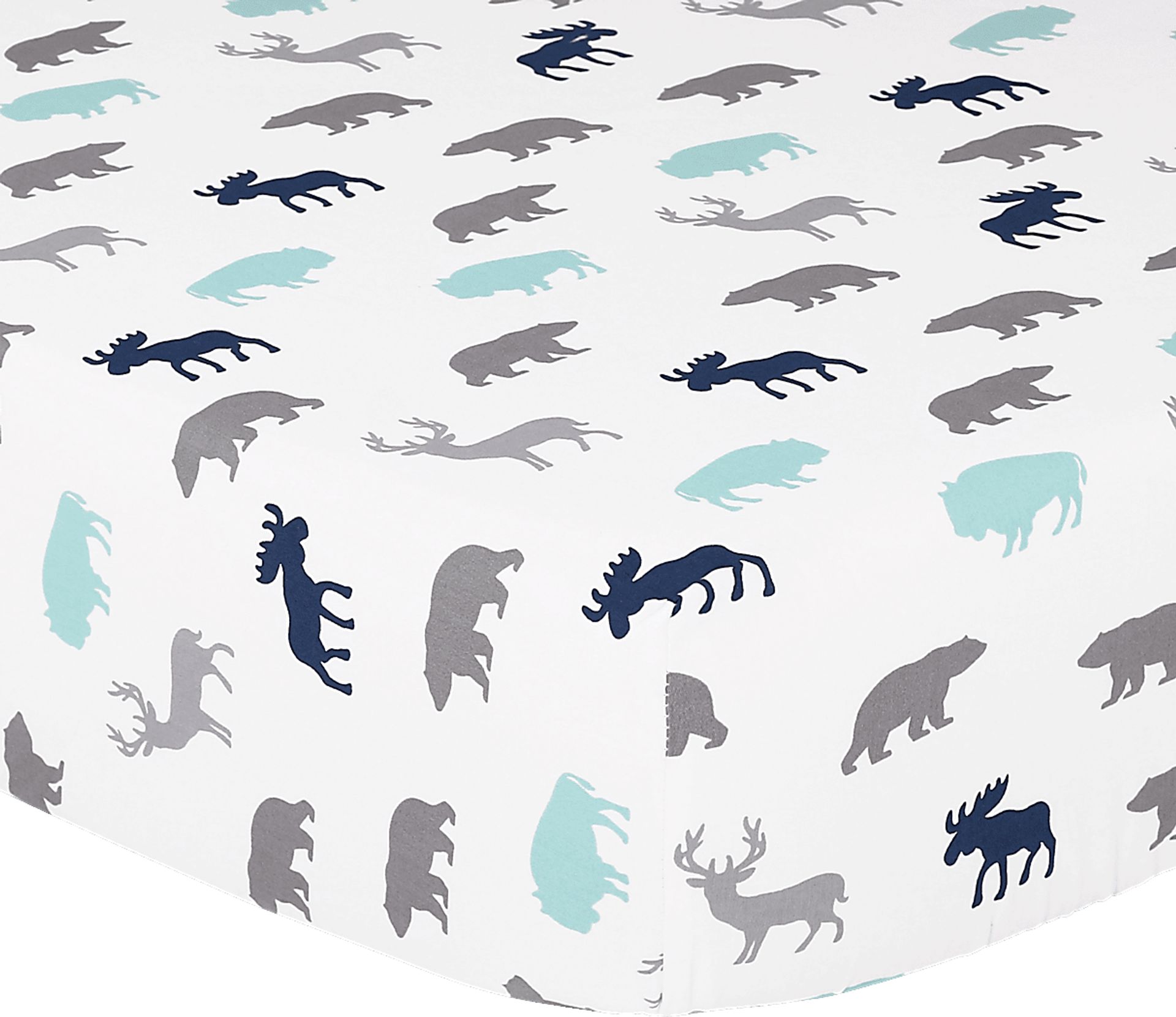Wilderness Dreams Blue 3 Pc Baby Bedding Set - Image 3