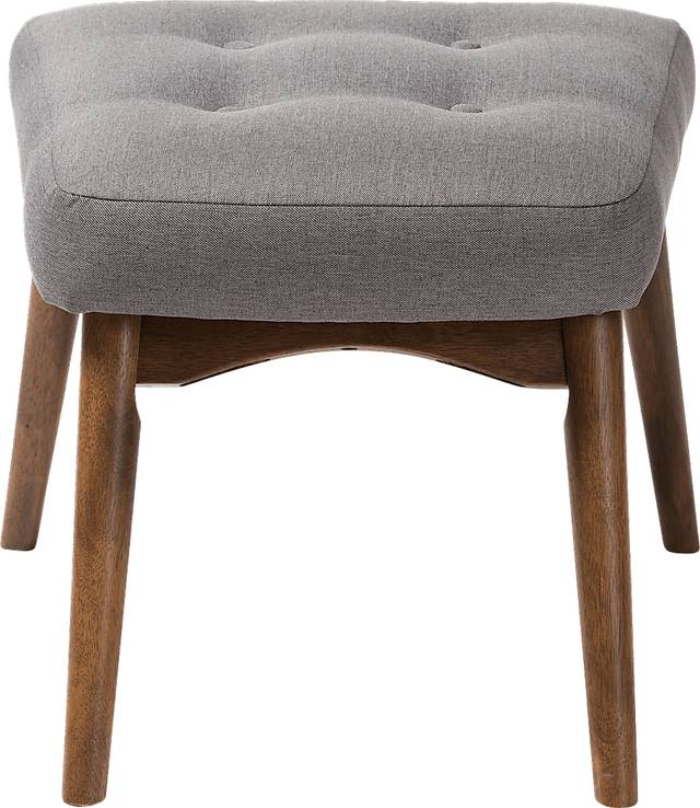 Wildernest Gray Ottoman - Thumbnail - Image 4