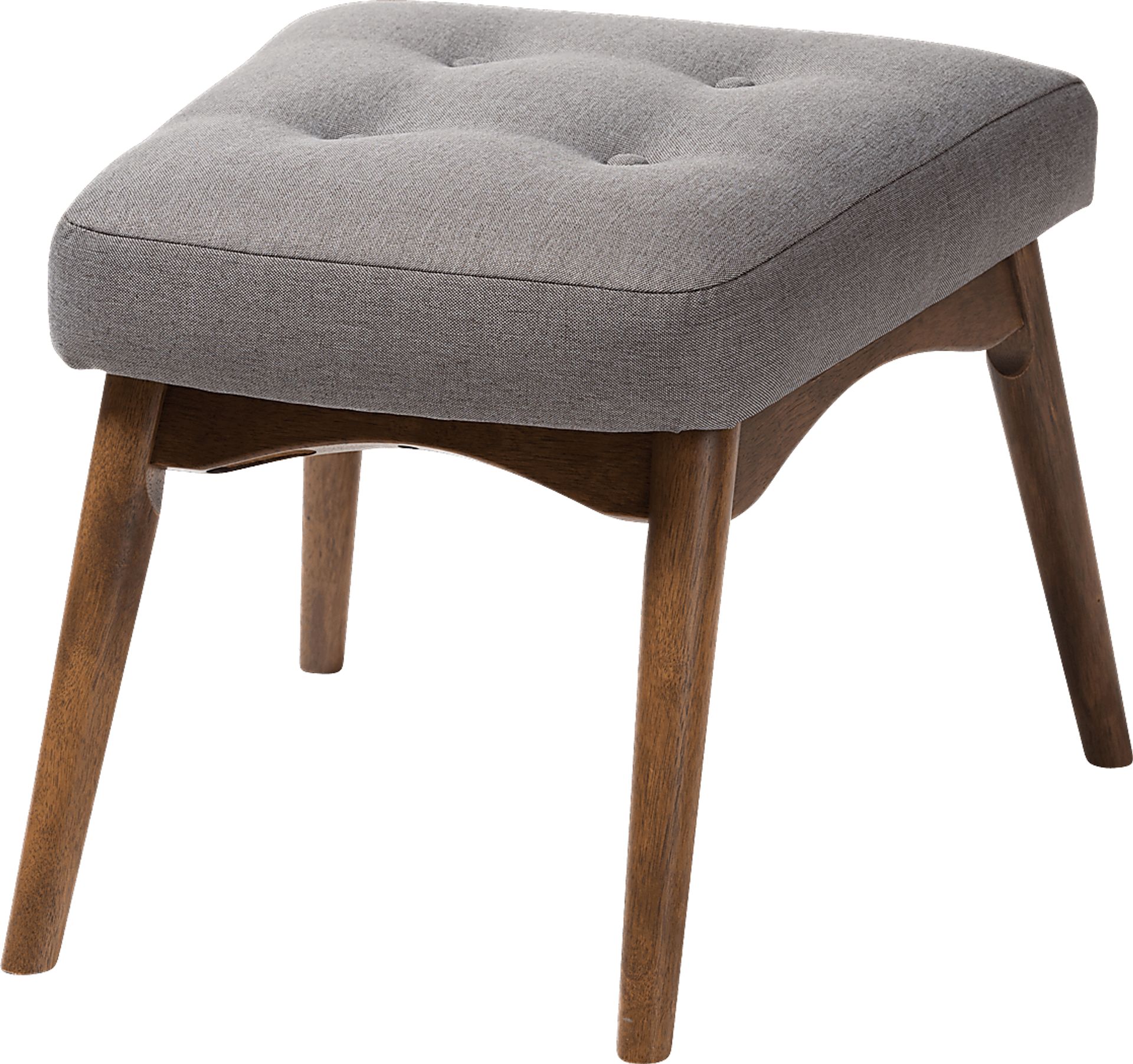 Wildernest Gray Ottoman - Image 1