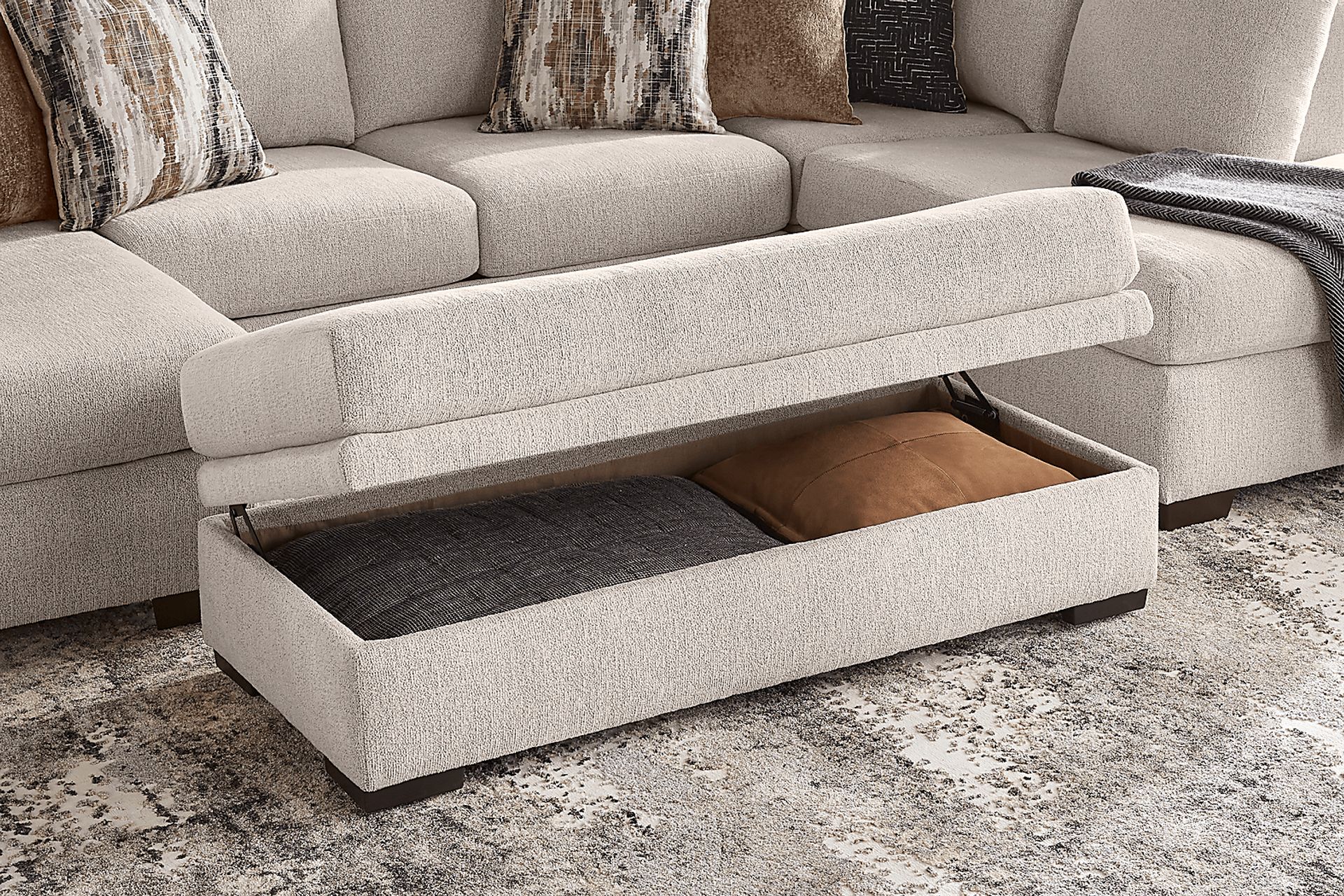 Rooms to go storage ottoman discount