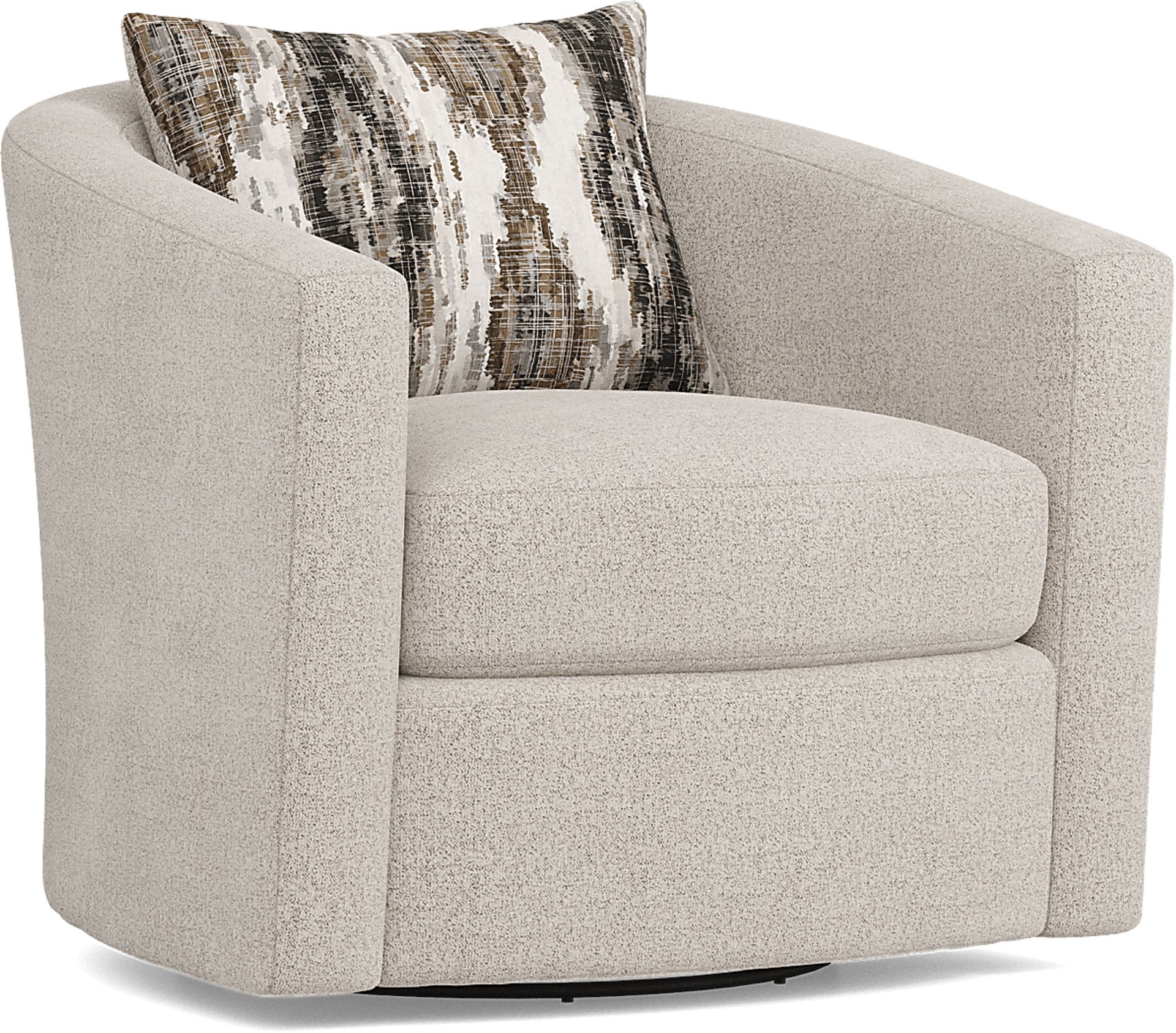Wildwood Grove Beige Swivel Chair - Image 1