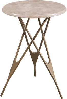 Wilene Brass Accent Table