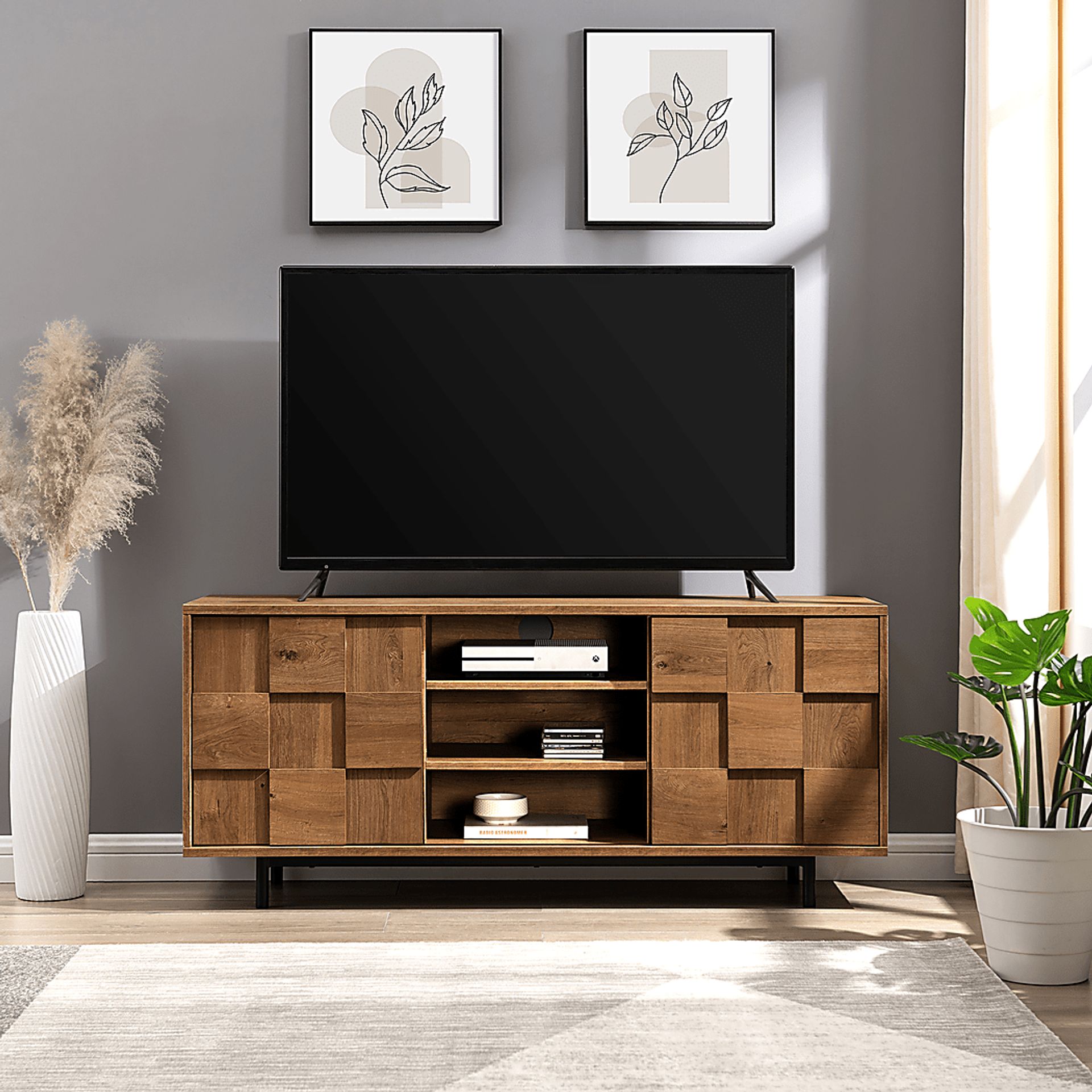 Wileyvale Dark Oak 55 in. Console - Image 3