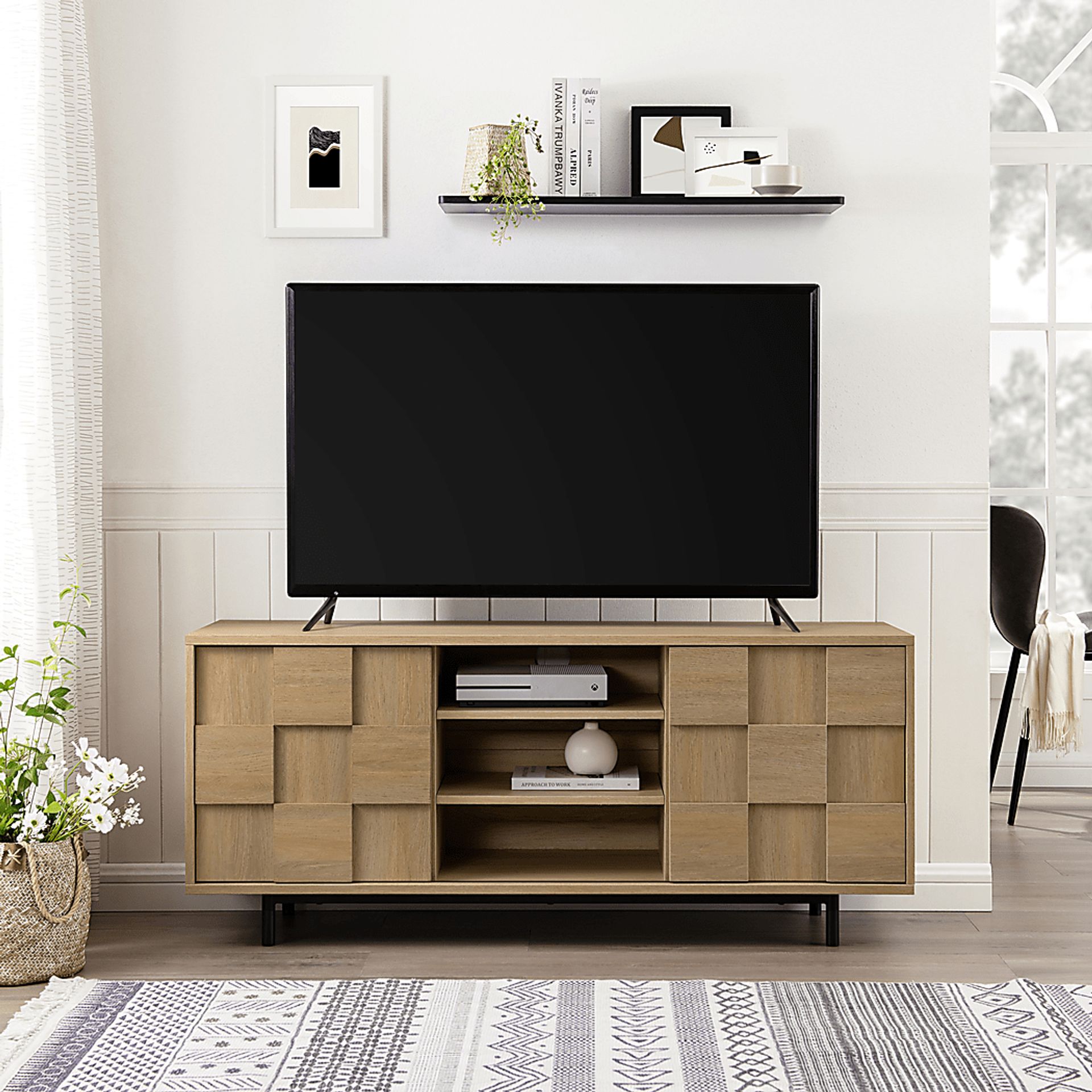 Wileyvale Light Oak 55 in. Console - Image 4