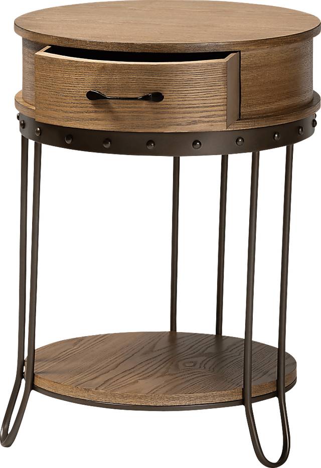 Wilfert Brown End Table - Thumbnail - Image 2