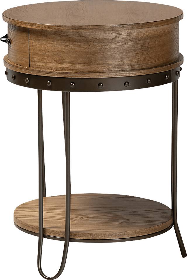 Wilfert Brown End Table - Thumbnail - Image 4
