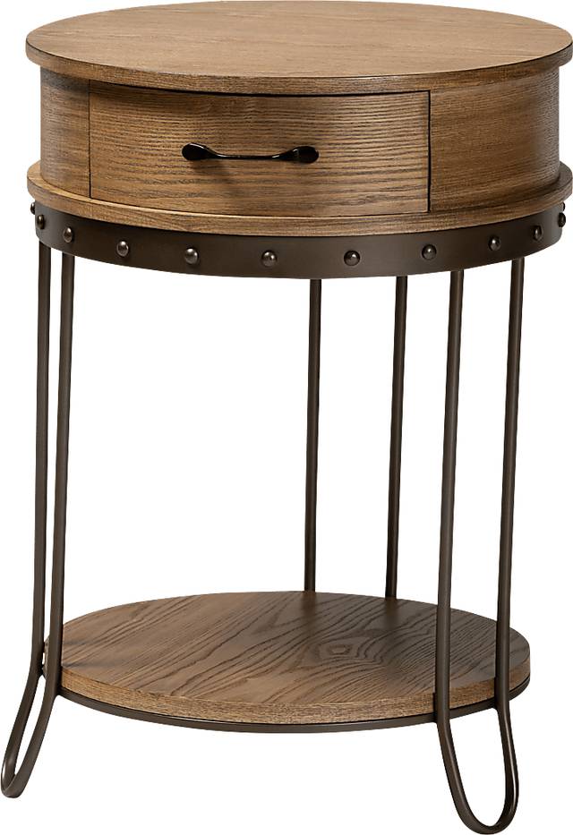 Wilfert Brown End Table - Thumbnail - Image 1