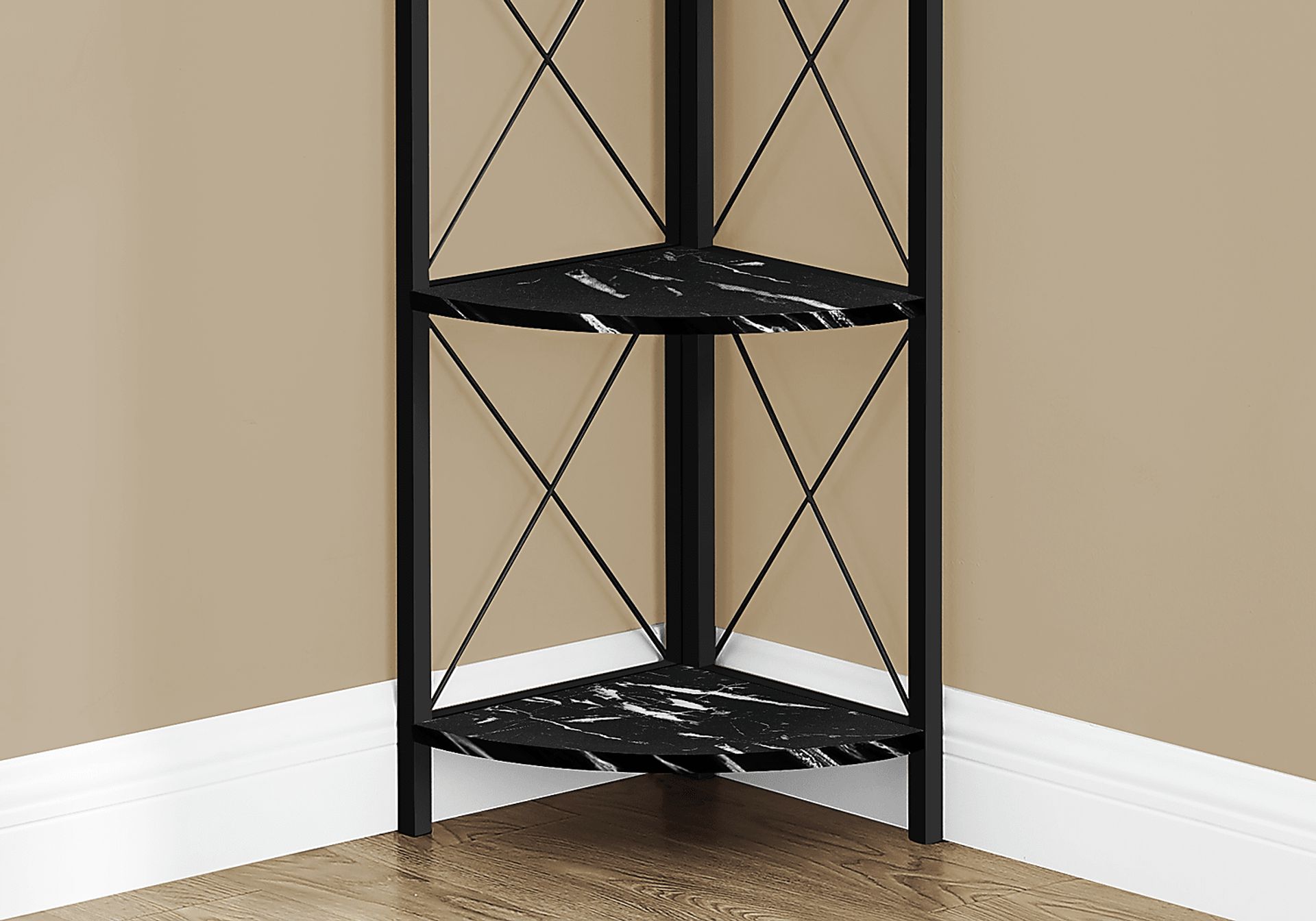 Wilford Black Marble Bookcase - Image 2