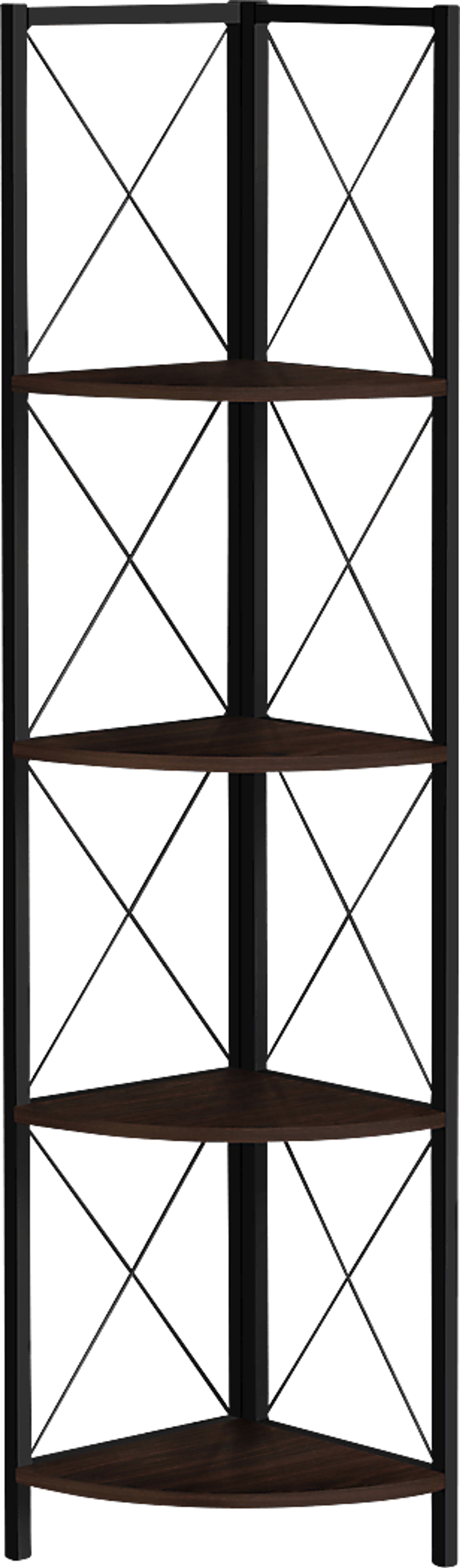 Wilford Espresso Bookcase - Image 1