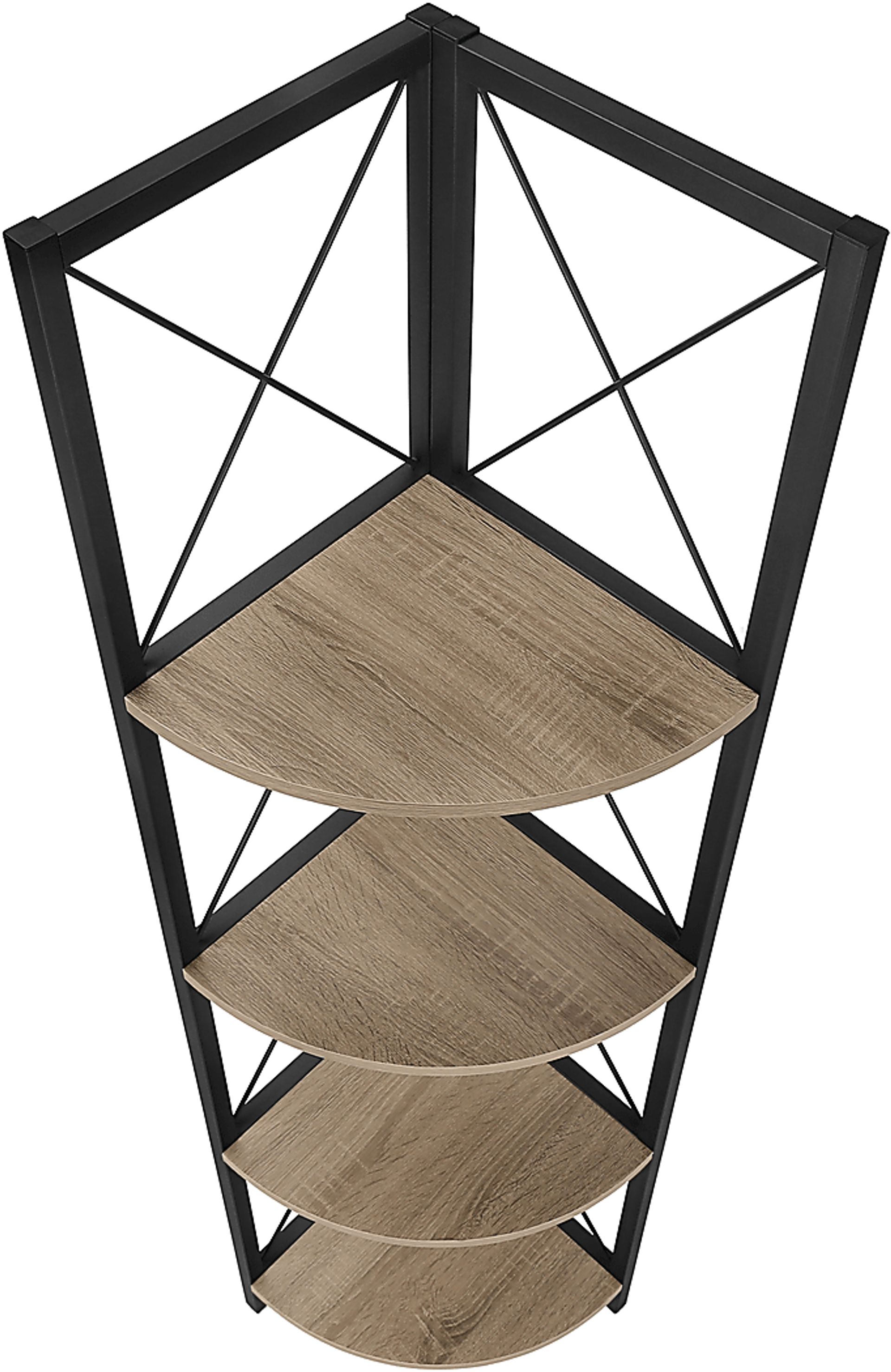 Wilford Taupe Bookcase - Image 5