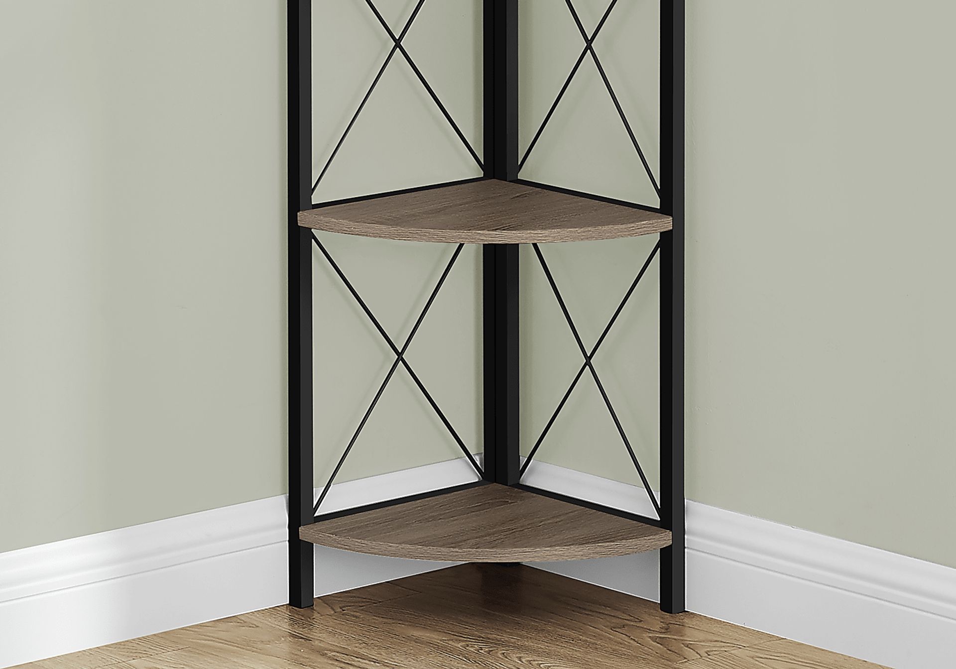 Wilford Taupe Bookcase - Image 8