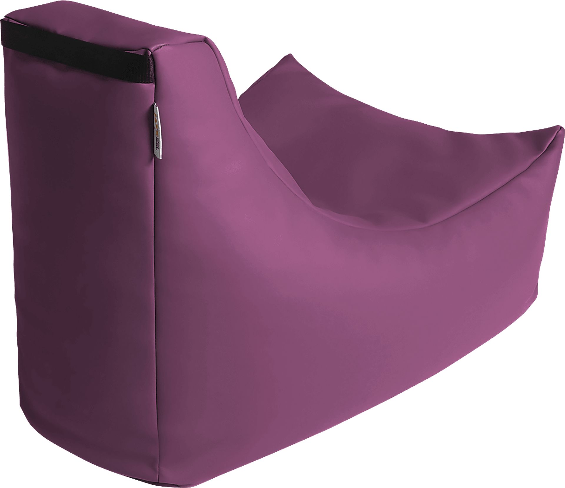 Kids Wilfy Purple Small Bean Bag Chair - Image 4