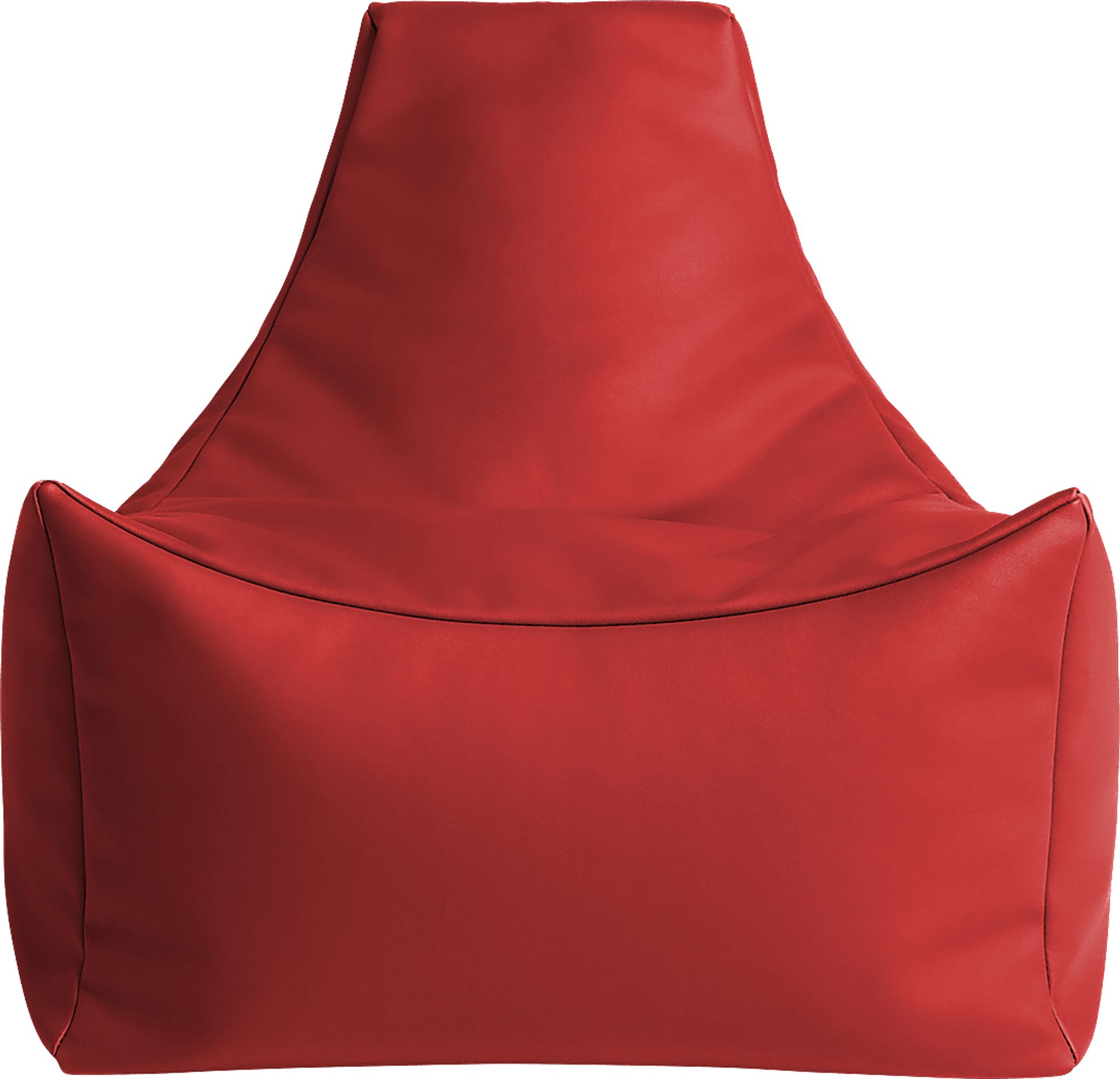 Kids Wilfy Red Small Bean Bag Chair - Image 5
