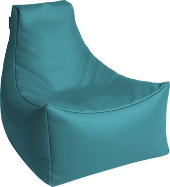 Kids Wilfy Turquoise Small Bean Bag Chair
