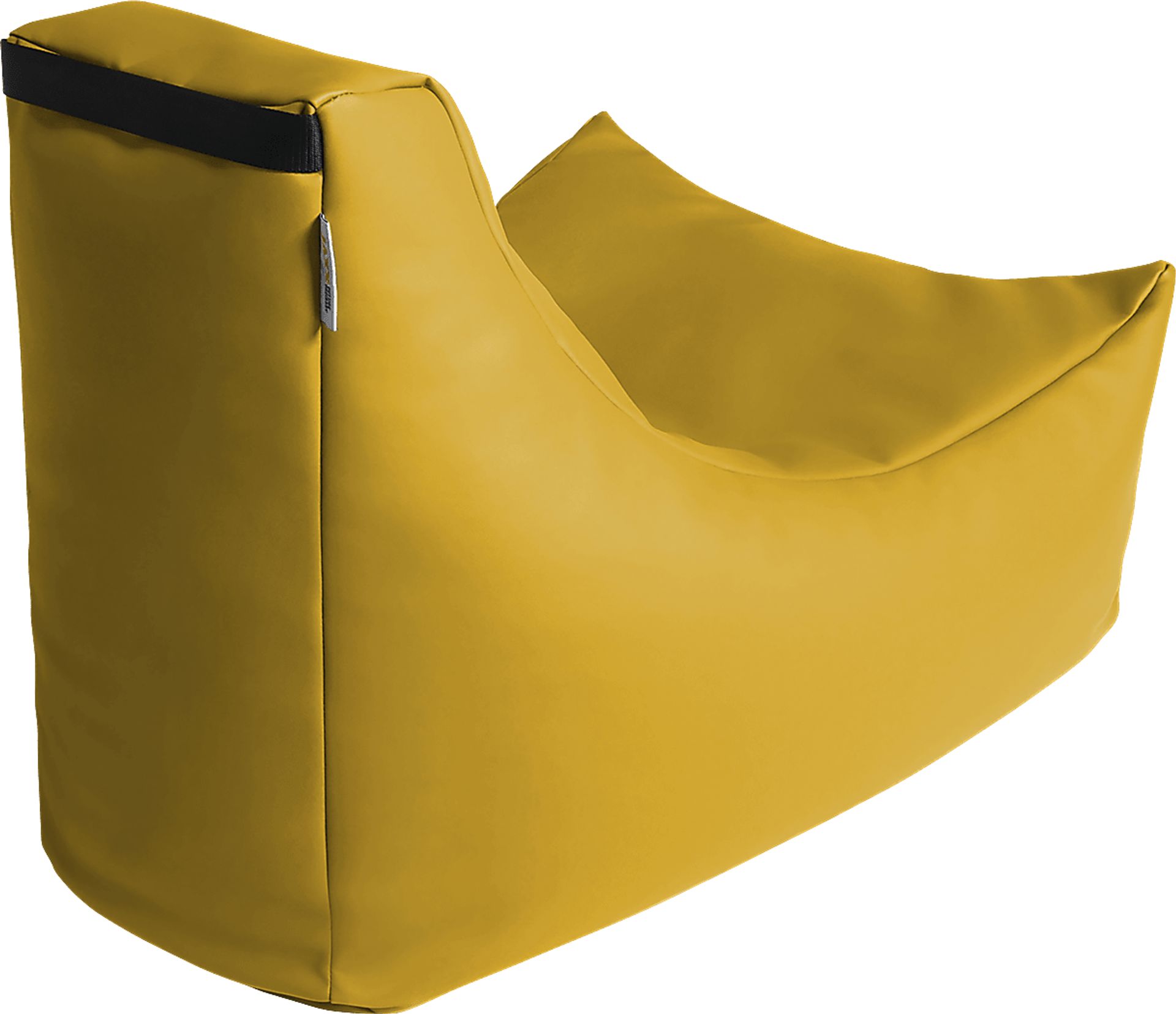 Kids Wilfy Yellow Small Bean Bag Chair - Image 4