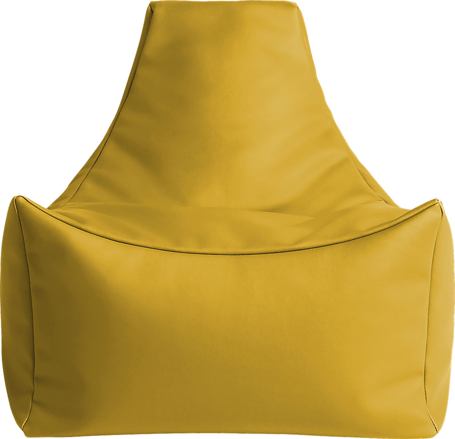Kids Wilfy Yellow Small Bean Bag Chair - Image 5