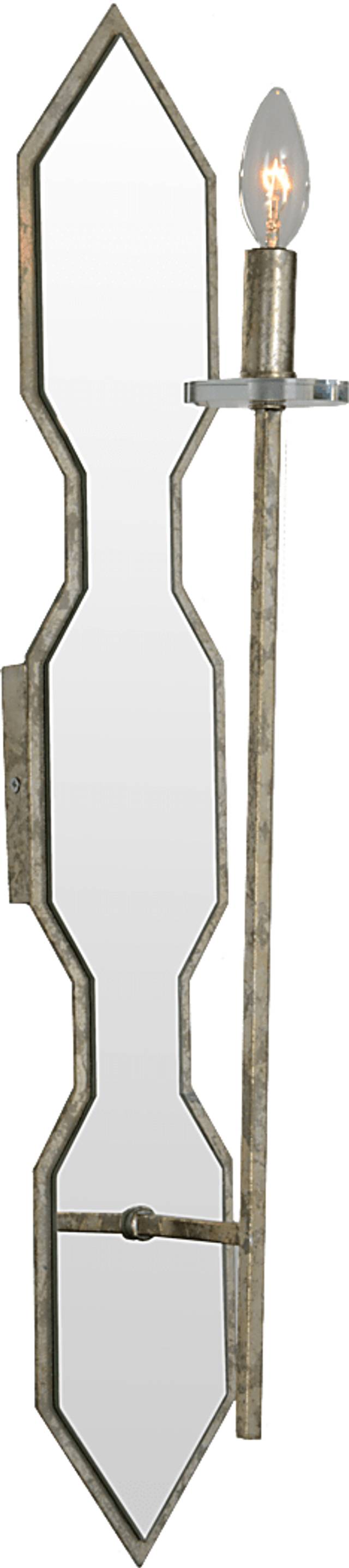 Wilkeson Way Silver Wall Sconce - Thumbnail - Image 1