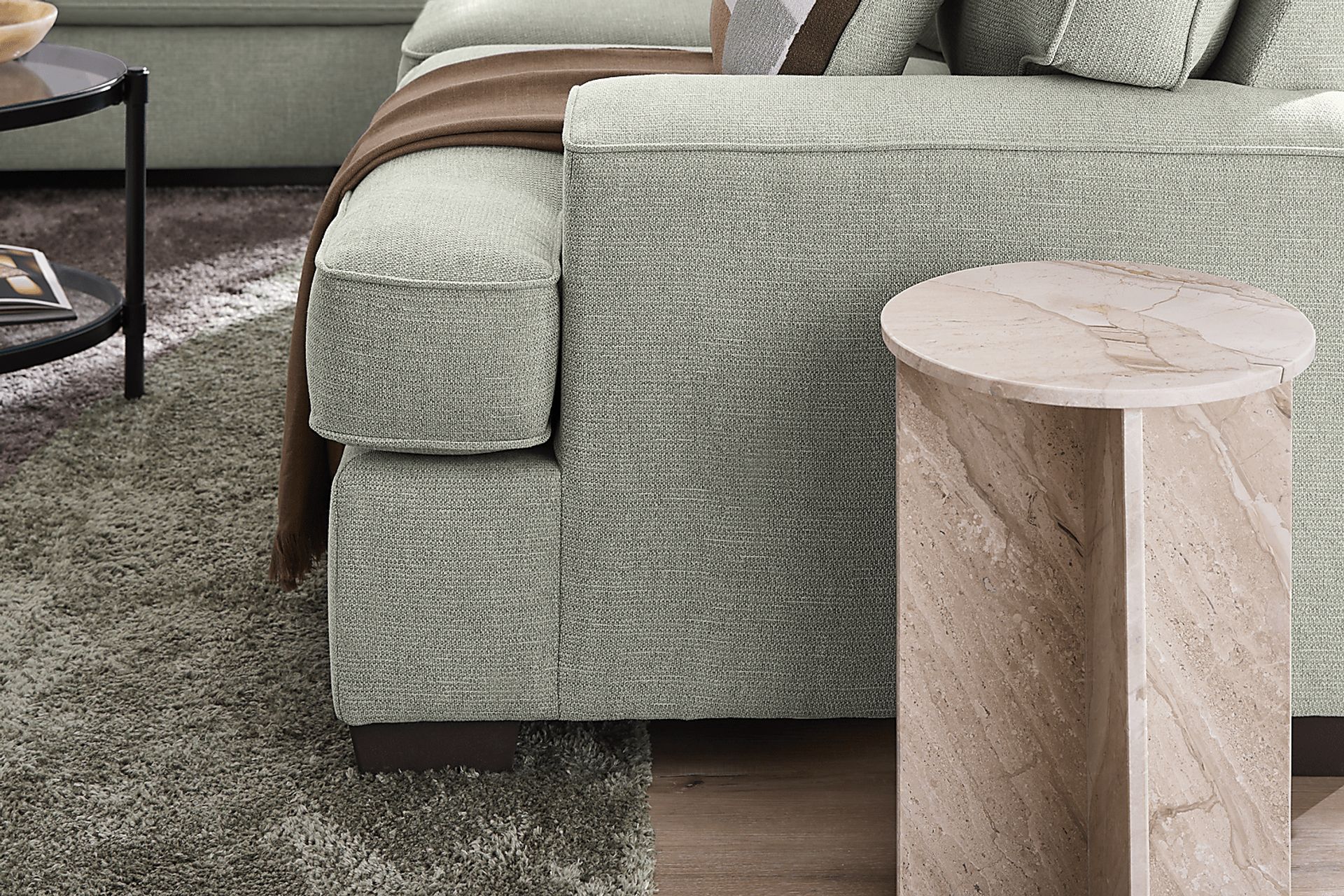 Wilkinson Green Loveseat - Image 3