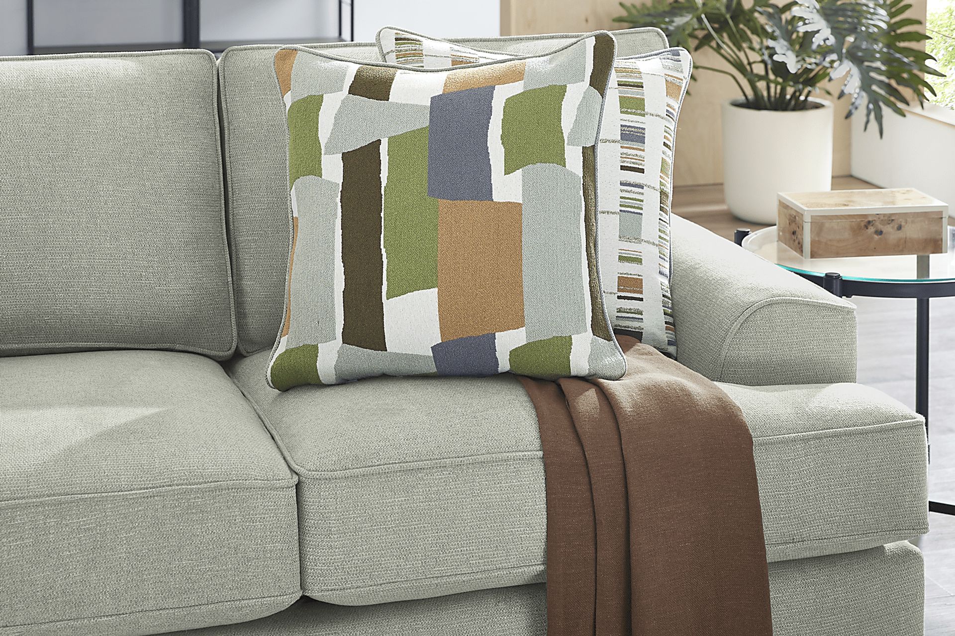 Wilkinson Green Sleeper Sofa - Image 3