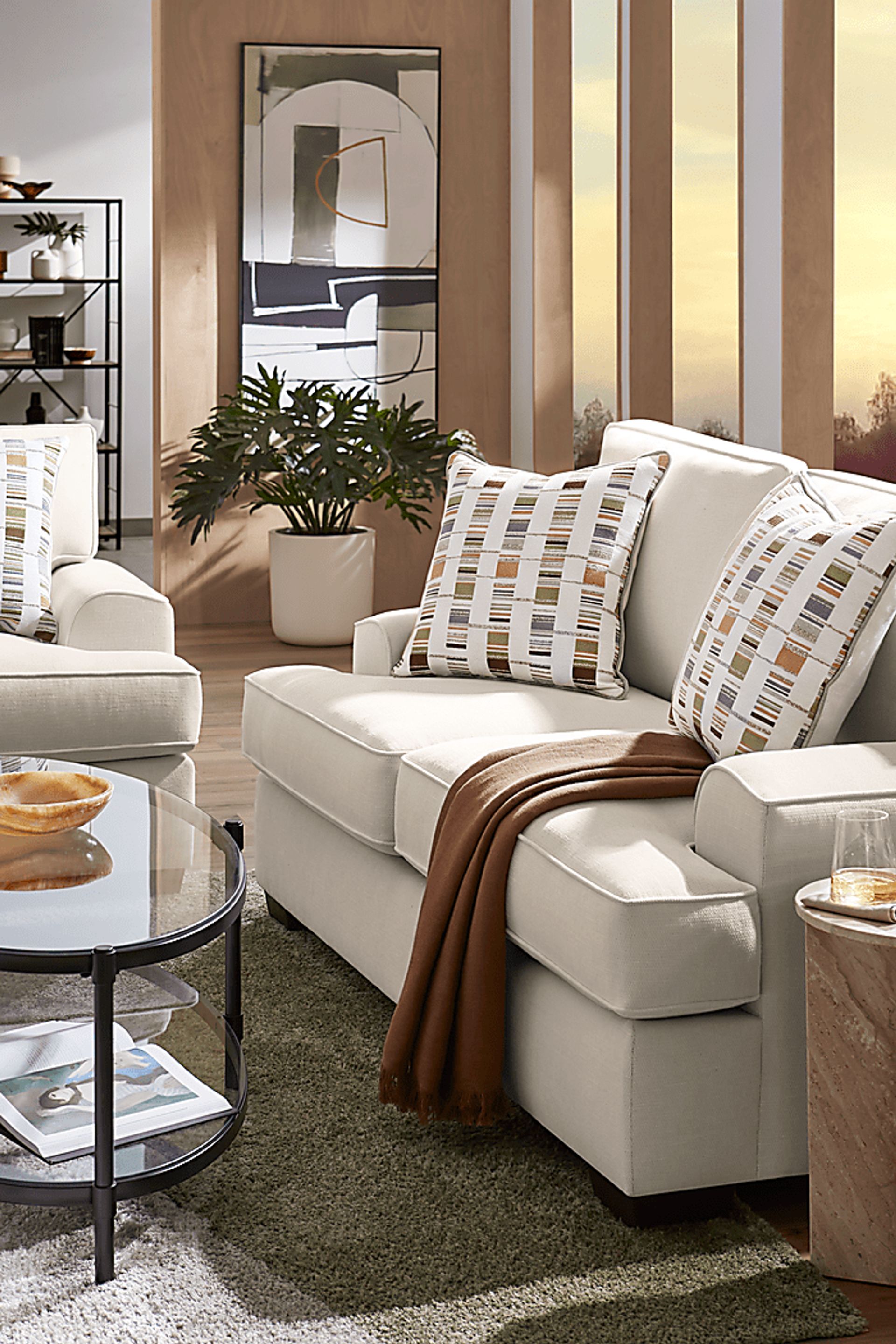 Wilkinson White Loveseat - Image 4