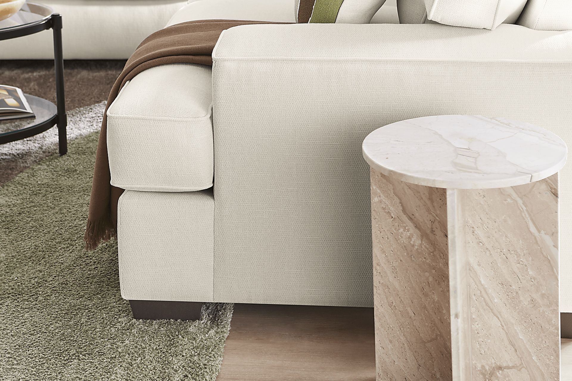 Wilkinson White 2 Pc Living Room - Image 9