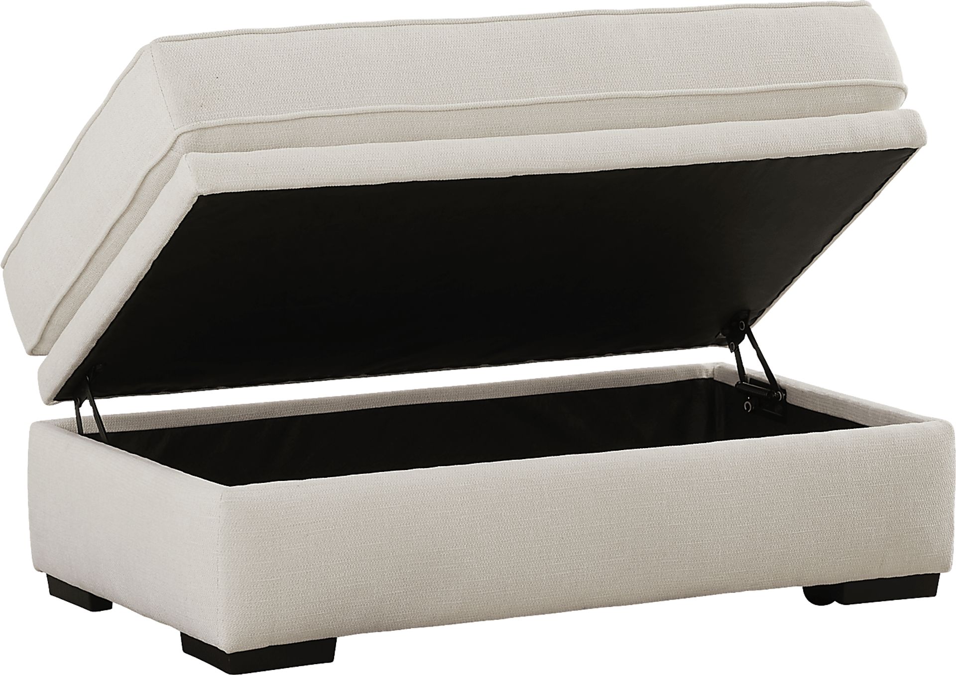 Wilkinson White Ottoman - Image 2