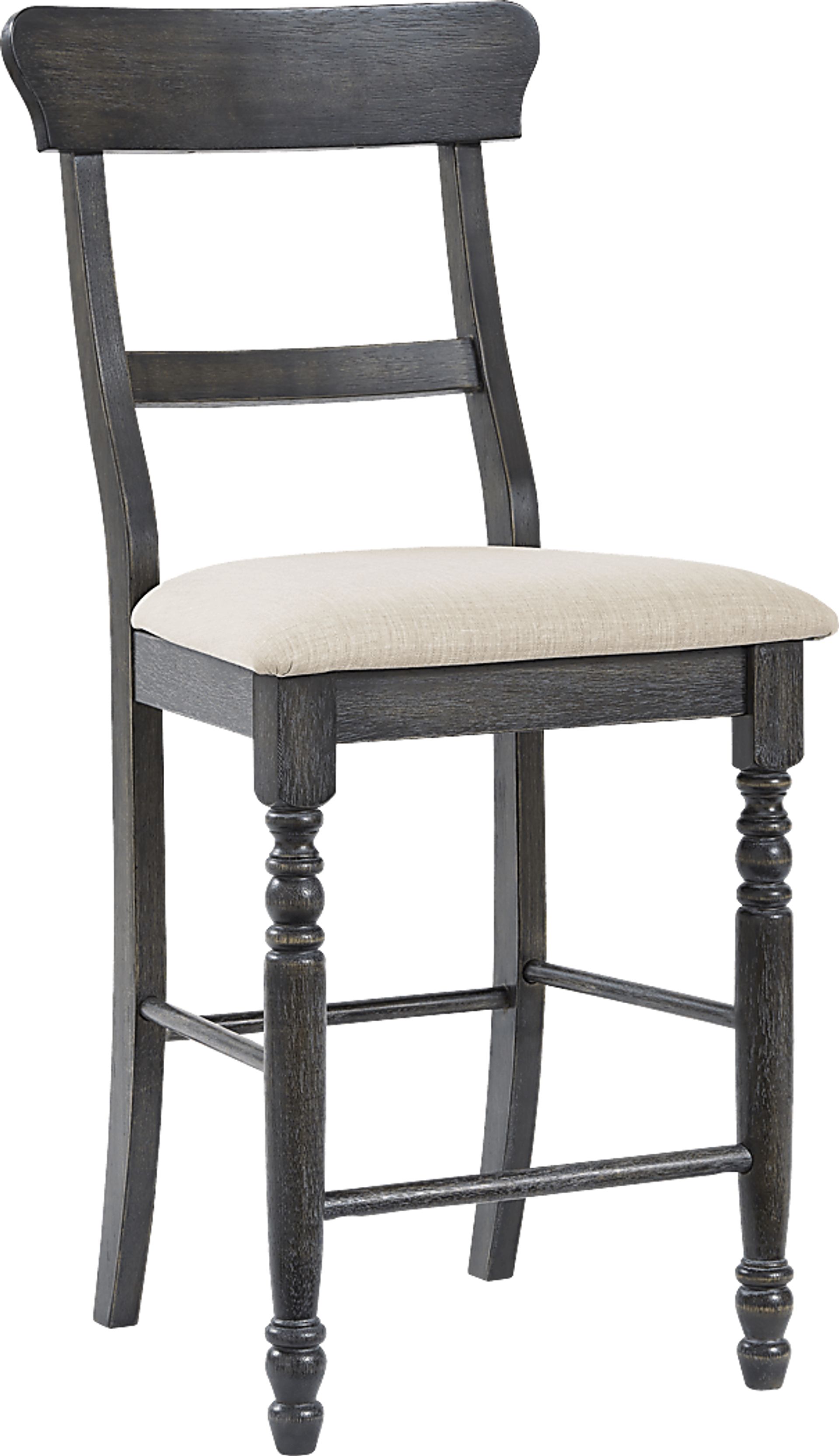 Willamina Black Counter Stool, Set of 2 - Image 2