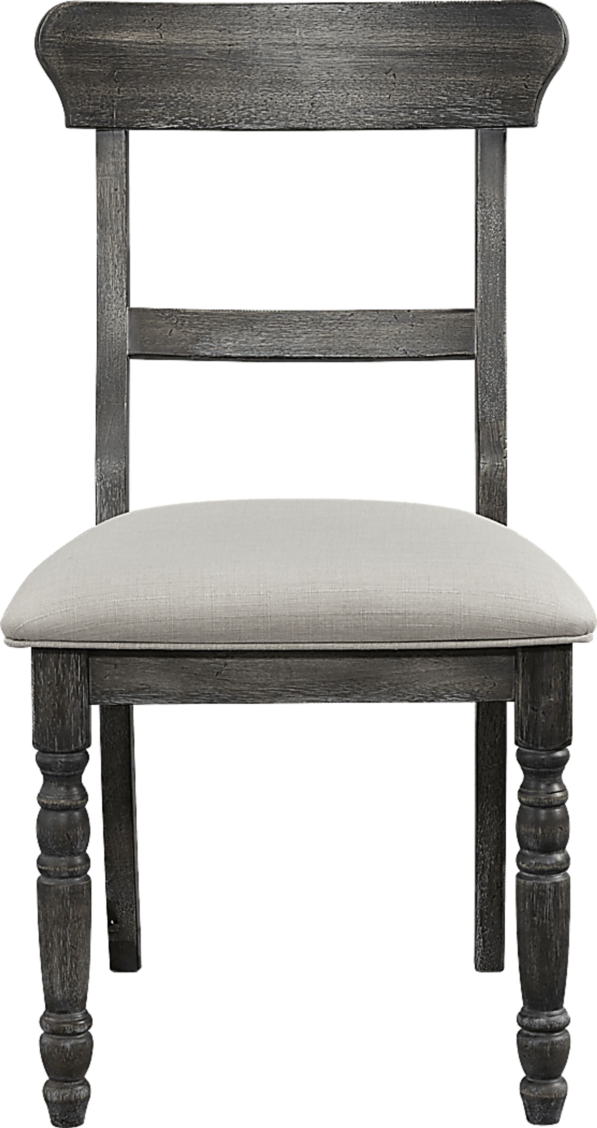 Willamina Black Side Chair, Set of 2 - Image 3