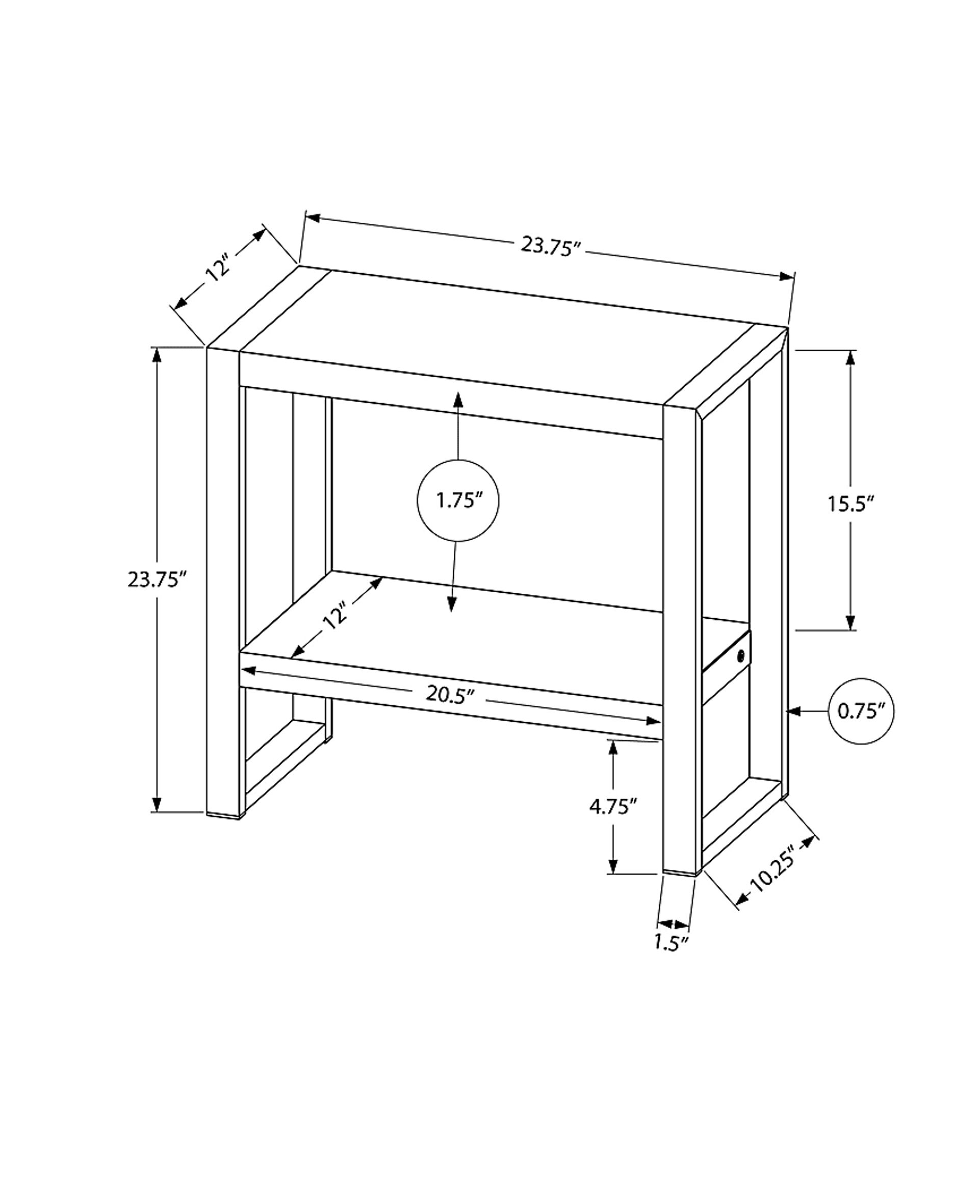 Willark Brown Side Table - Image 9