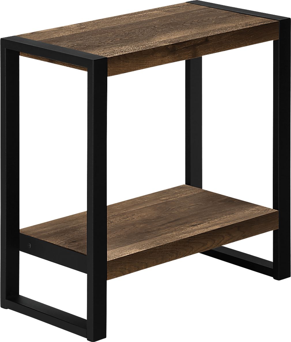 Willark Brown Dark Wood Side Table Rooms To Go